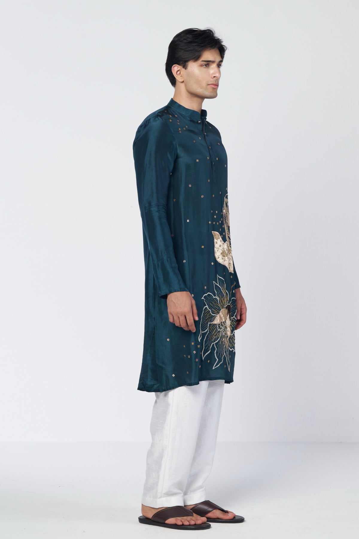 Emerald Drift Kurta Set