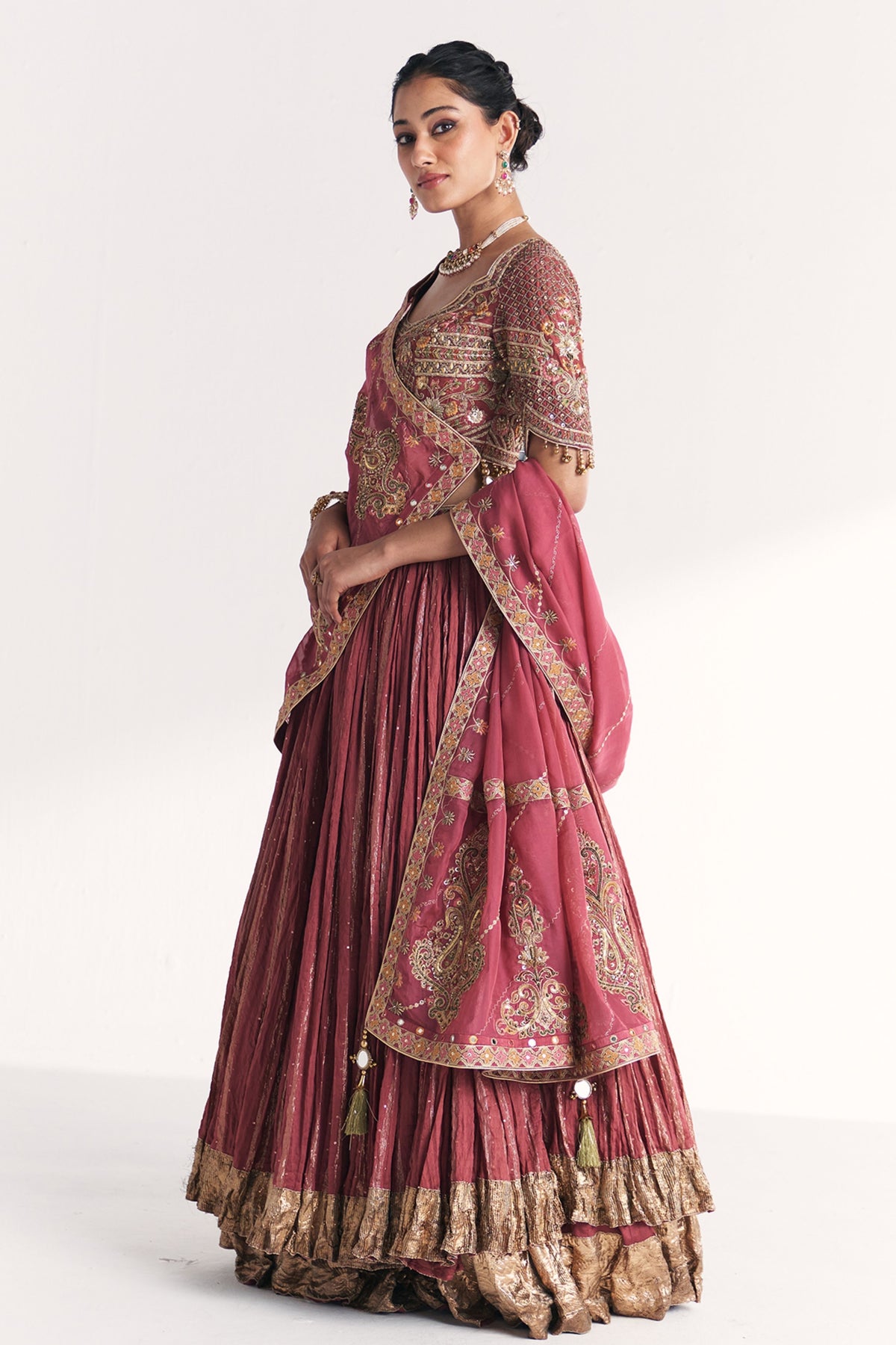 Fitoor Mauve Pink Lehenga Set