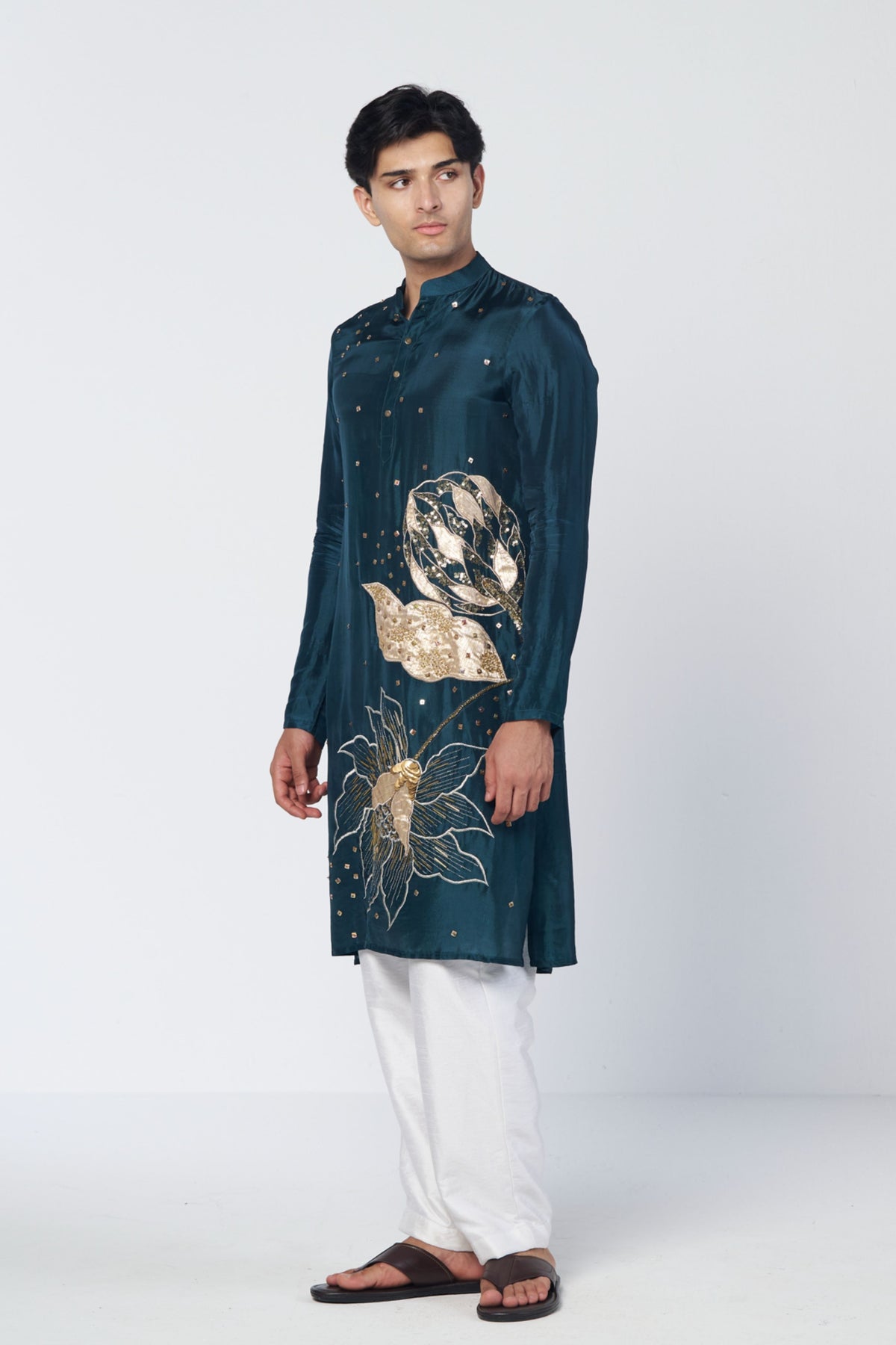 Emerald Drift Kurta Set