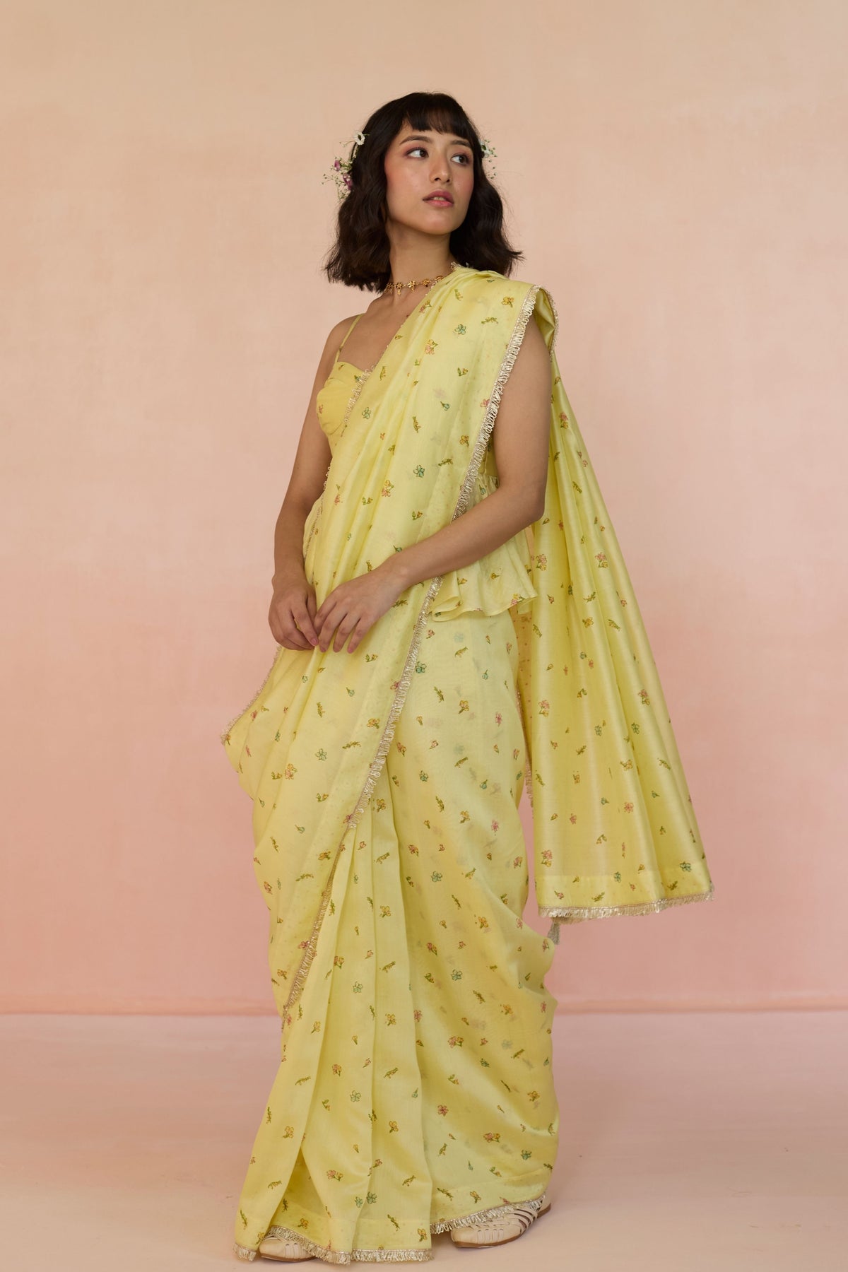 Peela Silk Saree