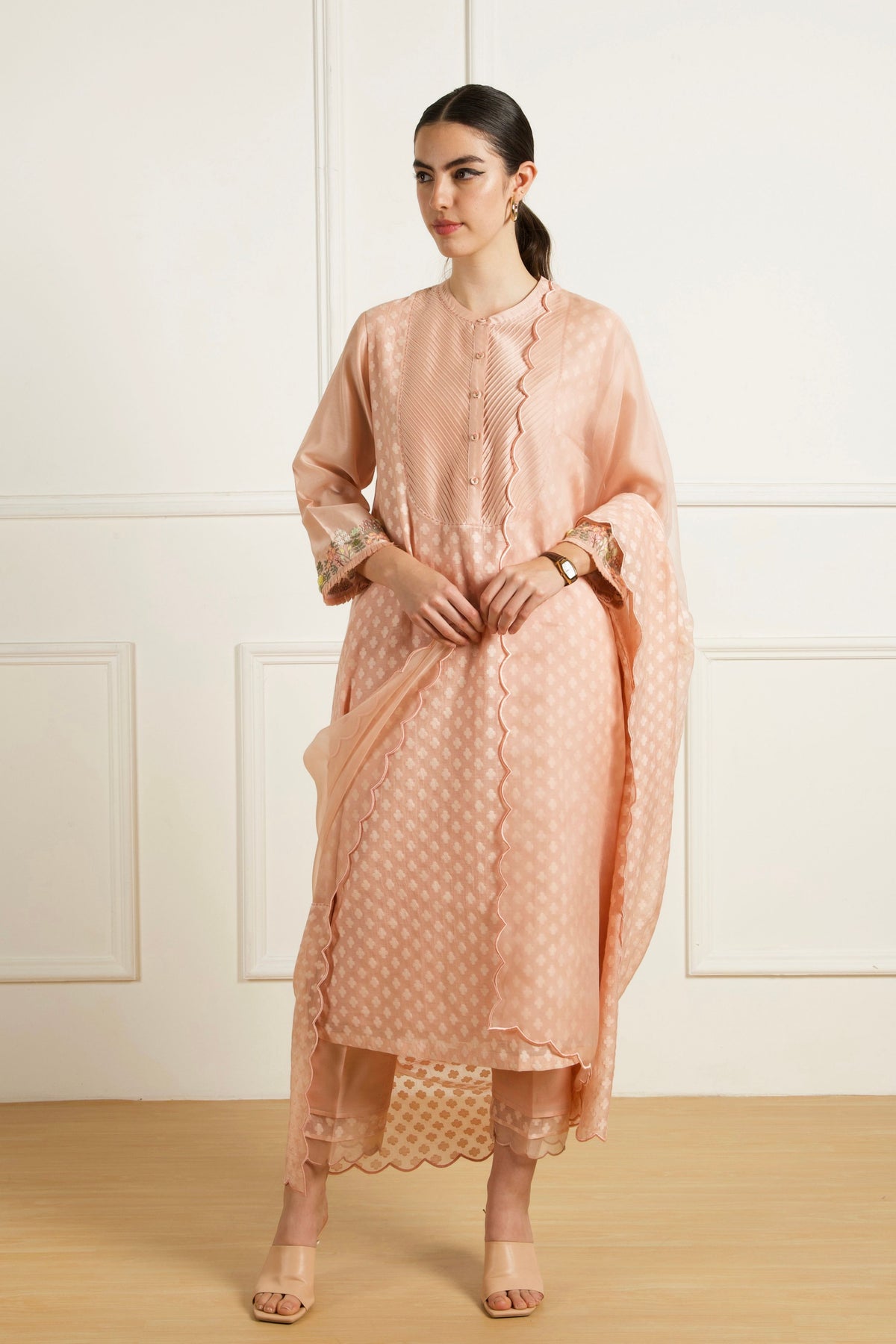 Old Rose Tunic And Pants