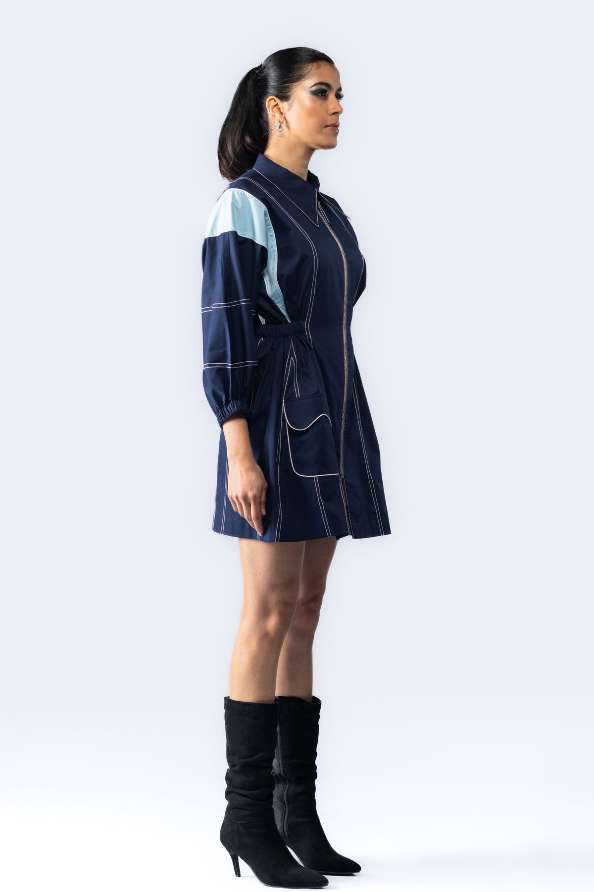 Colour Blocking Dress