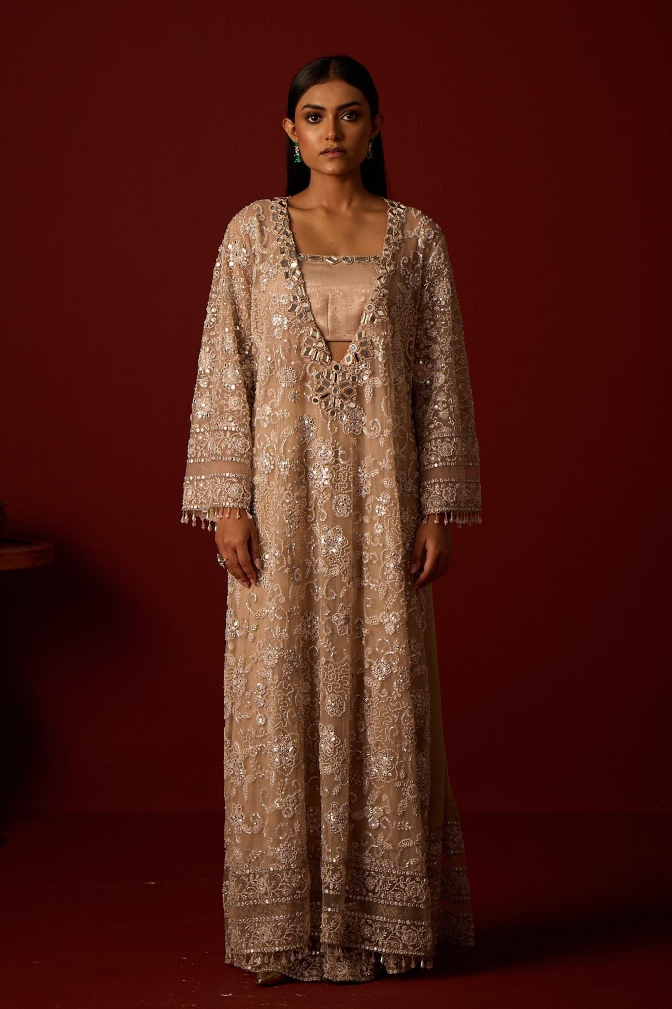 Deep V Kaftan Set - Twenty Nine - Elahe