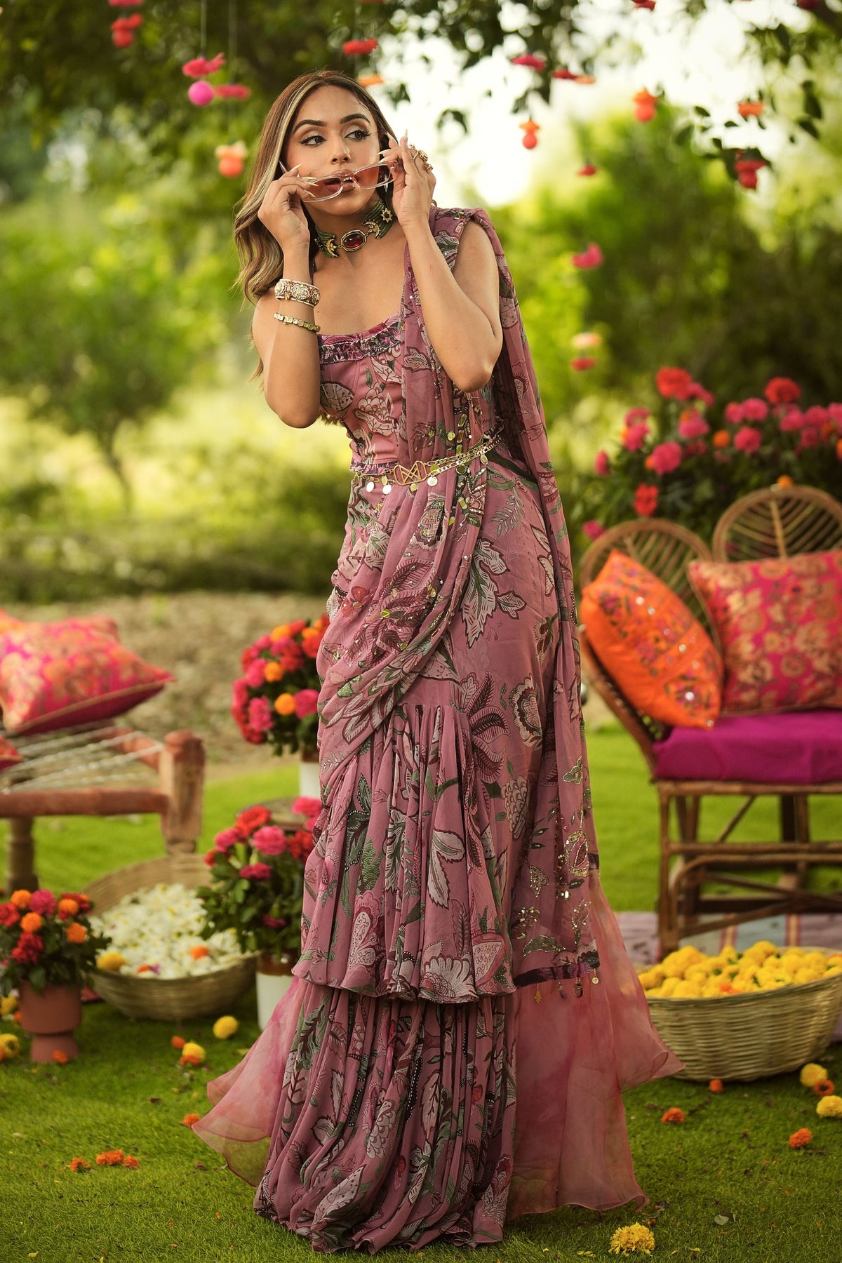 Momina Saree Set