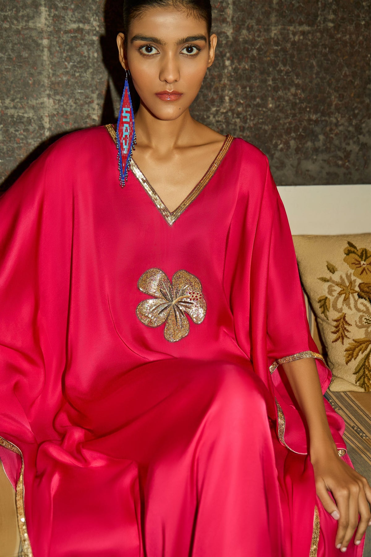 Spring Pink Kaftan