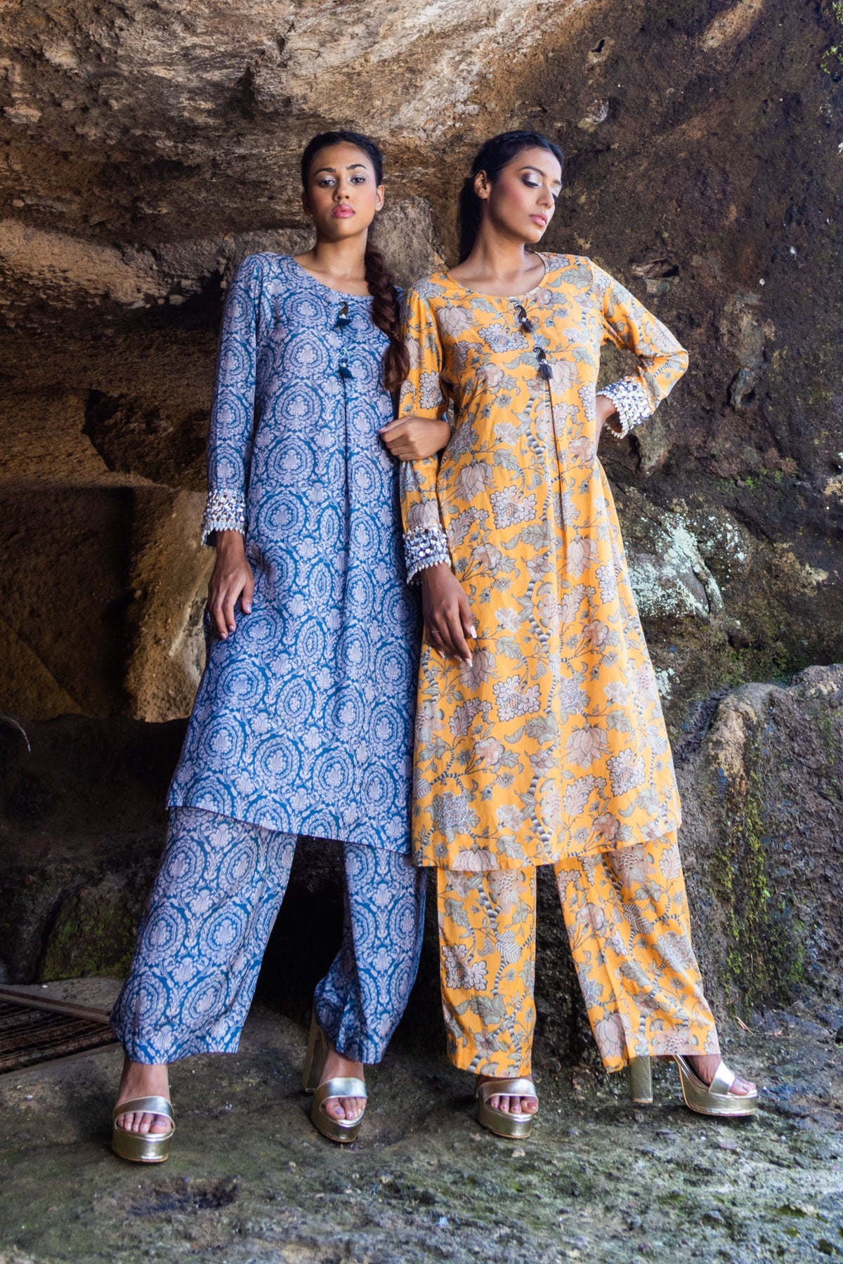 Yellow Kurta With Pants