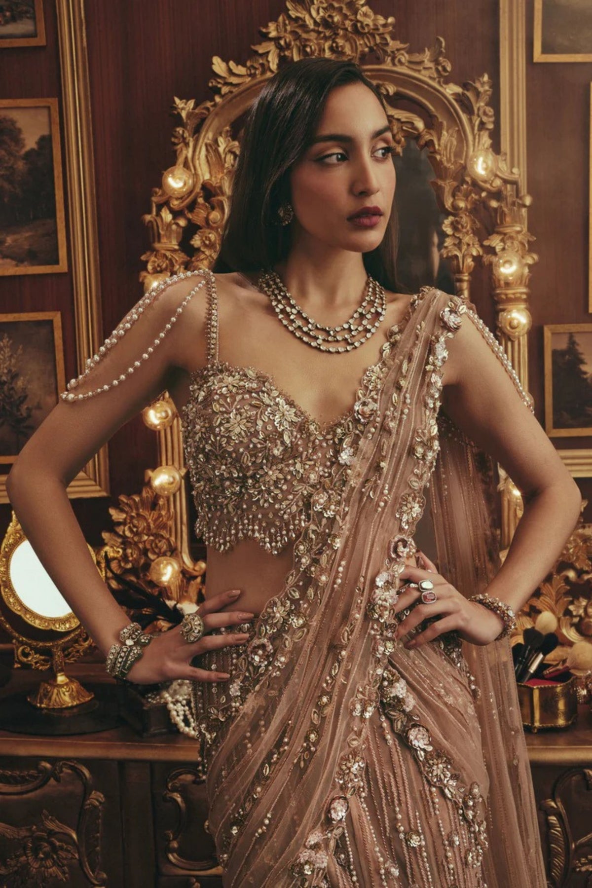 Anne Brown Lehenga Set