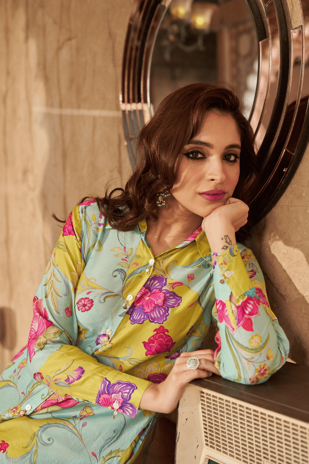 Ruya Aqua Tunic Set