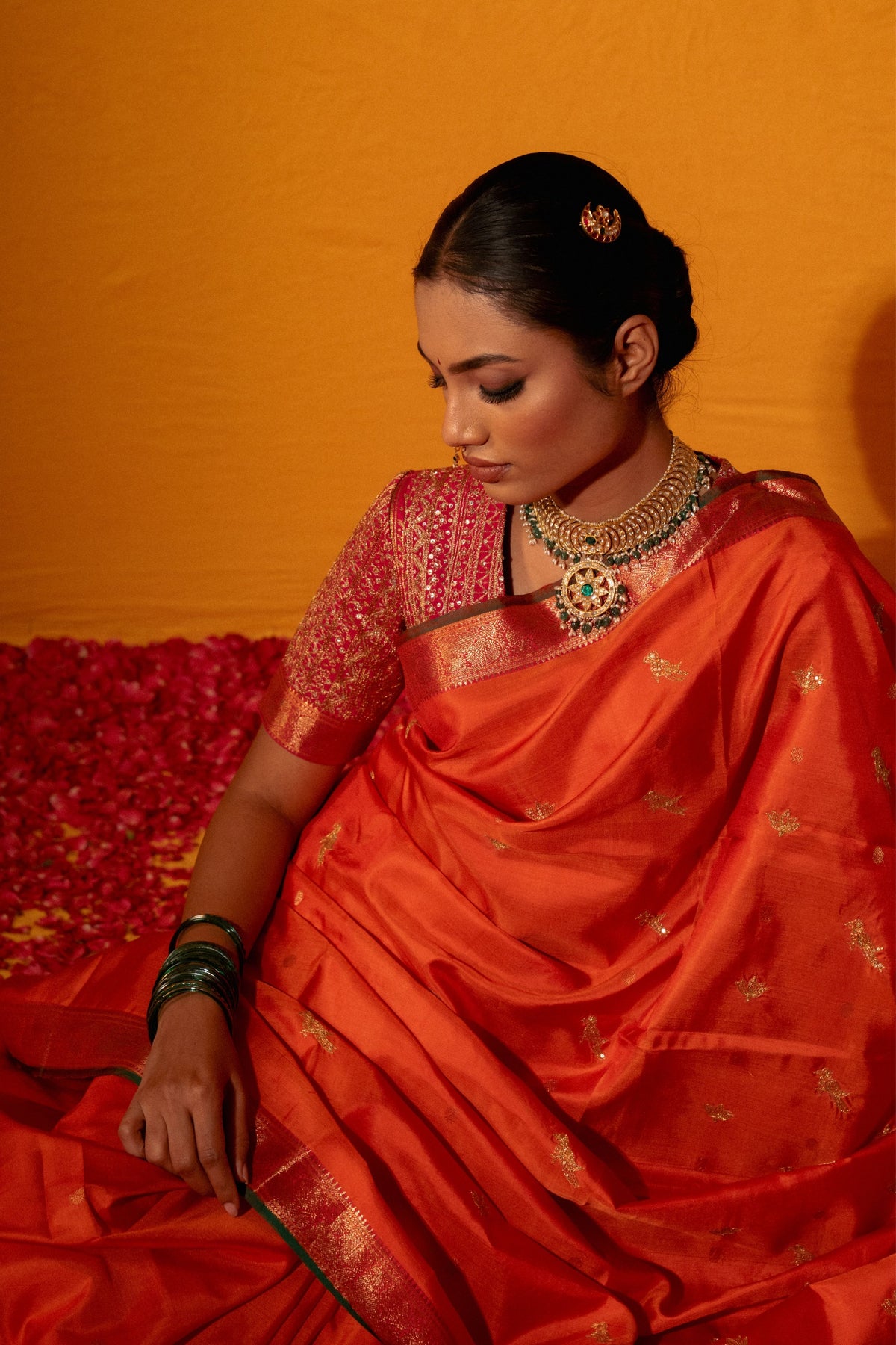 Kili Vanam Saree Set