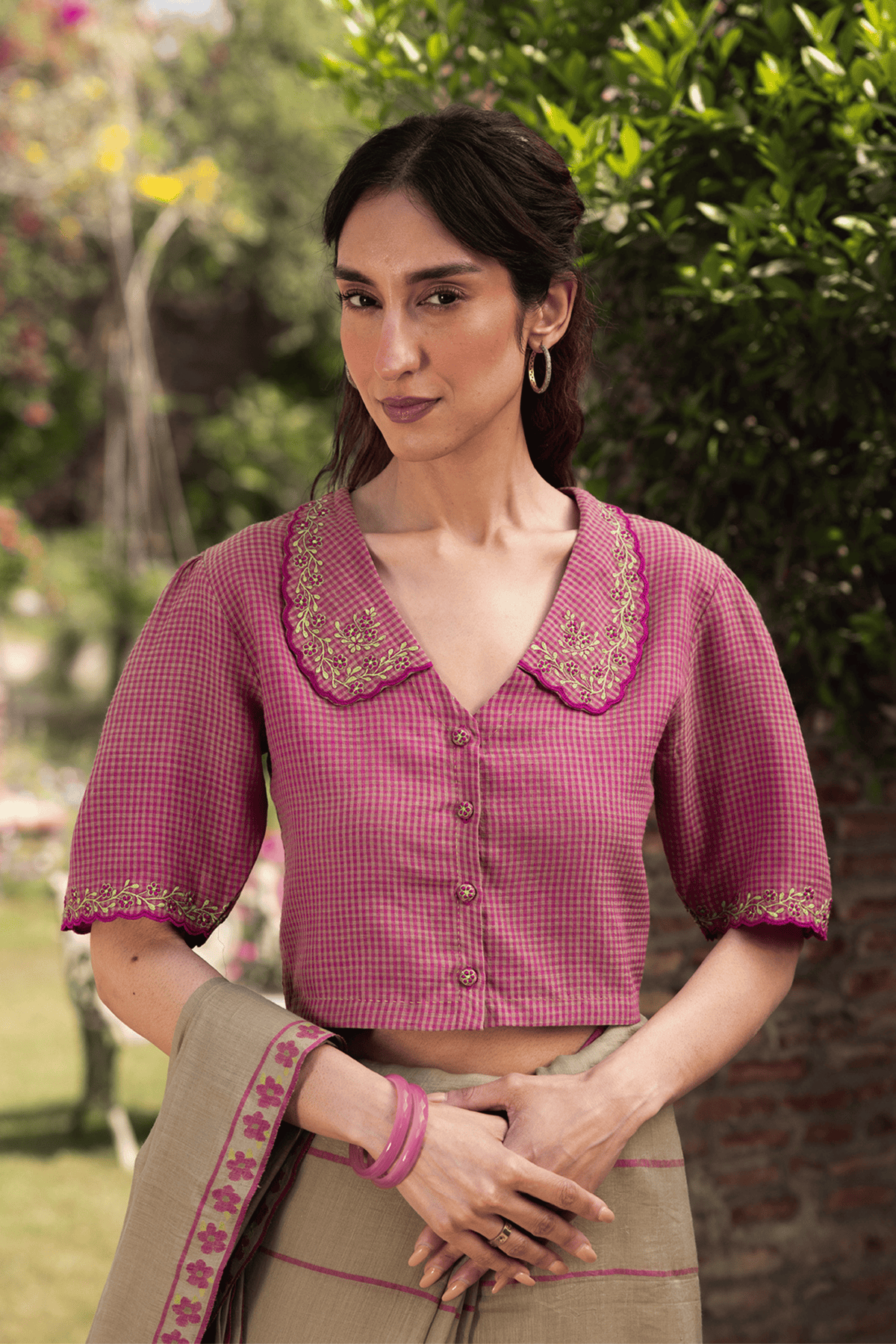Drifting Bloom Jamdani Saree