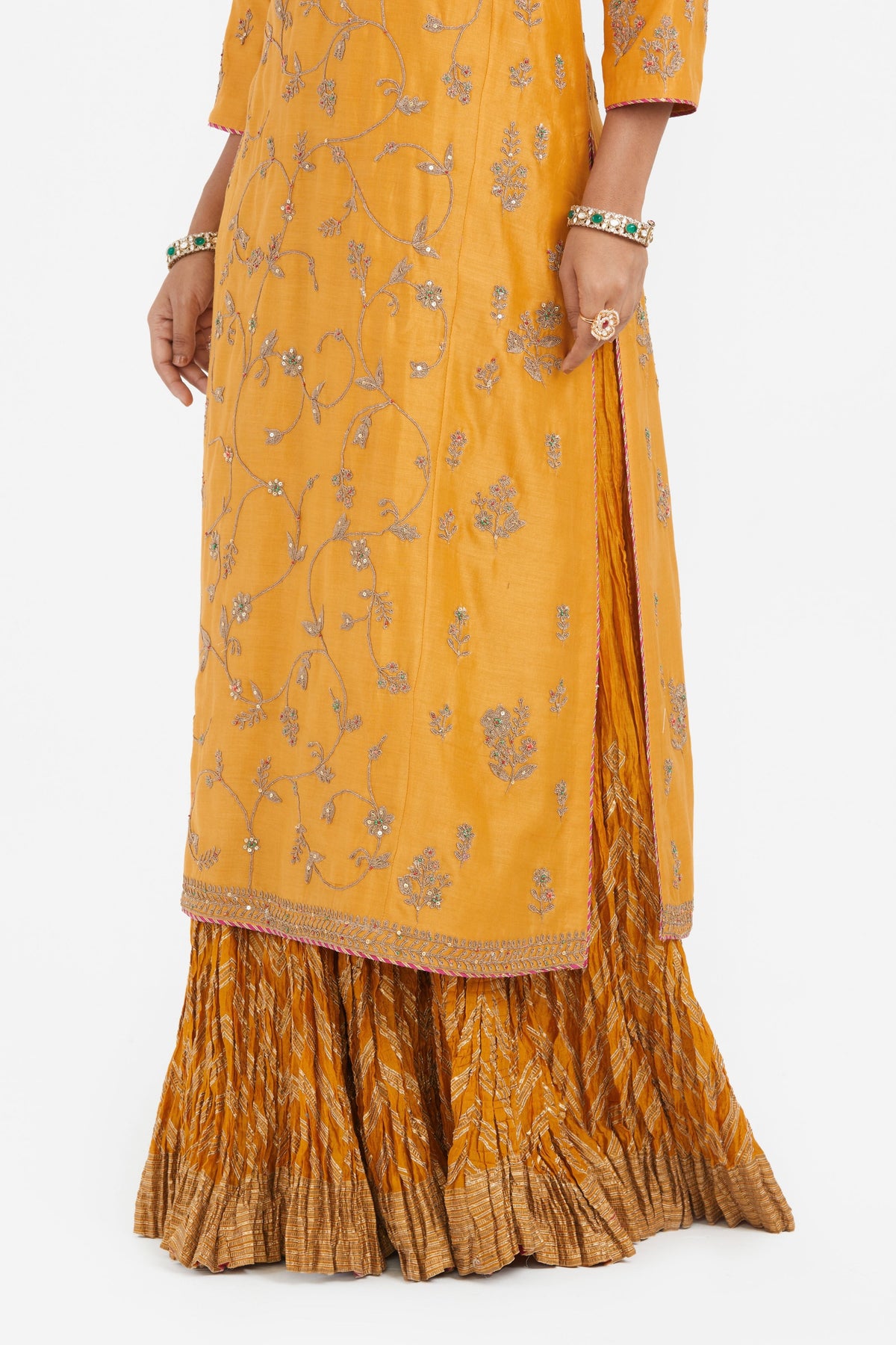 Deep Yellow Lehenga Set