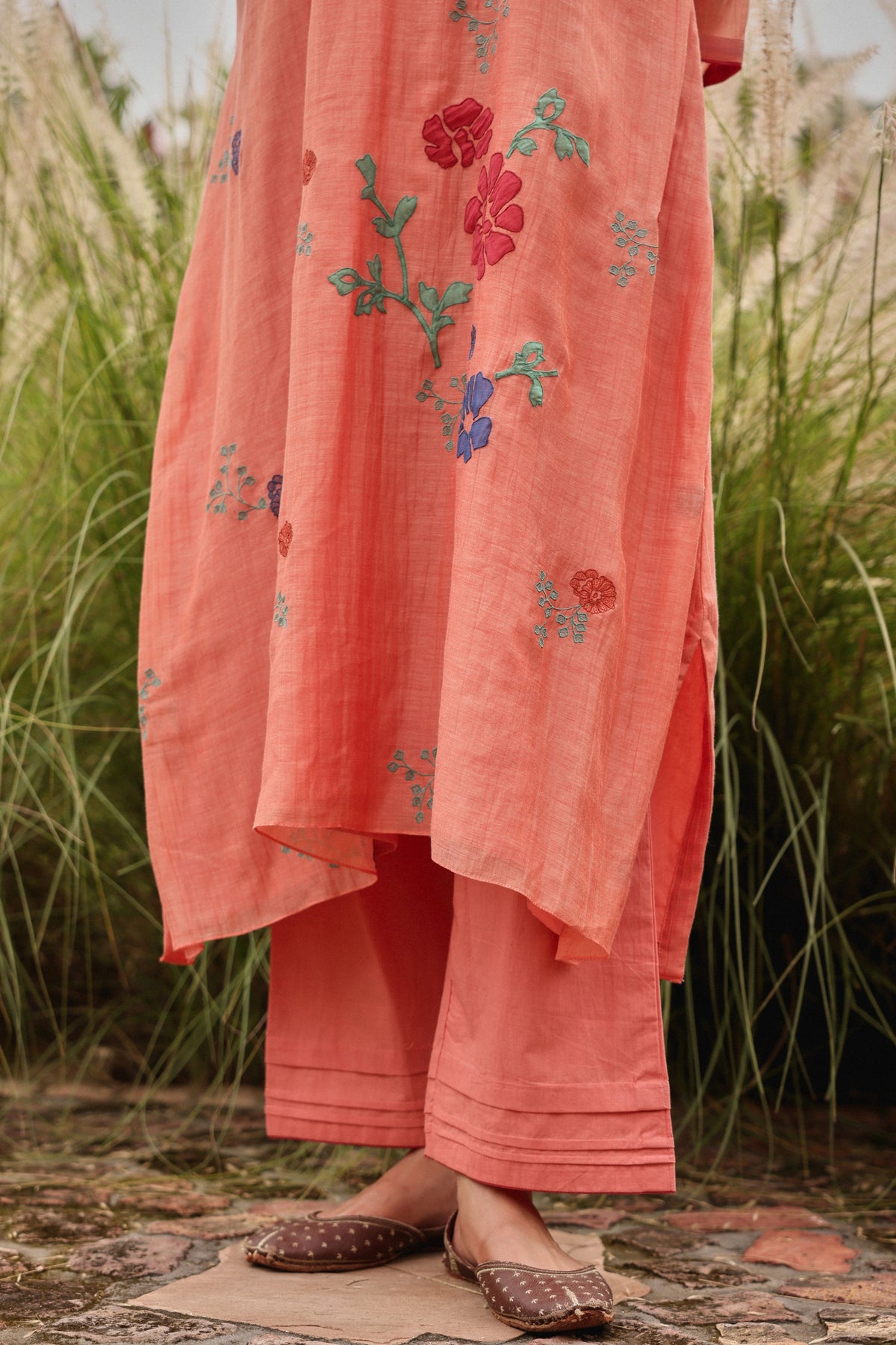 Magnolia Applique Tunic Set