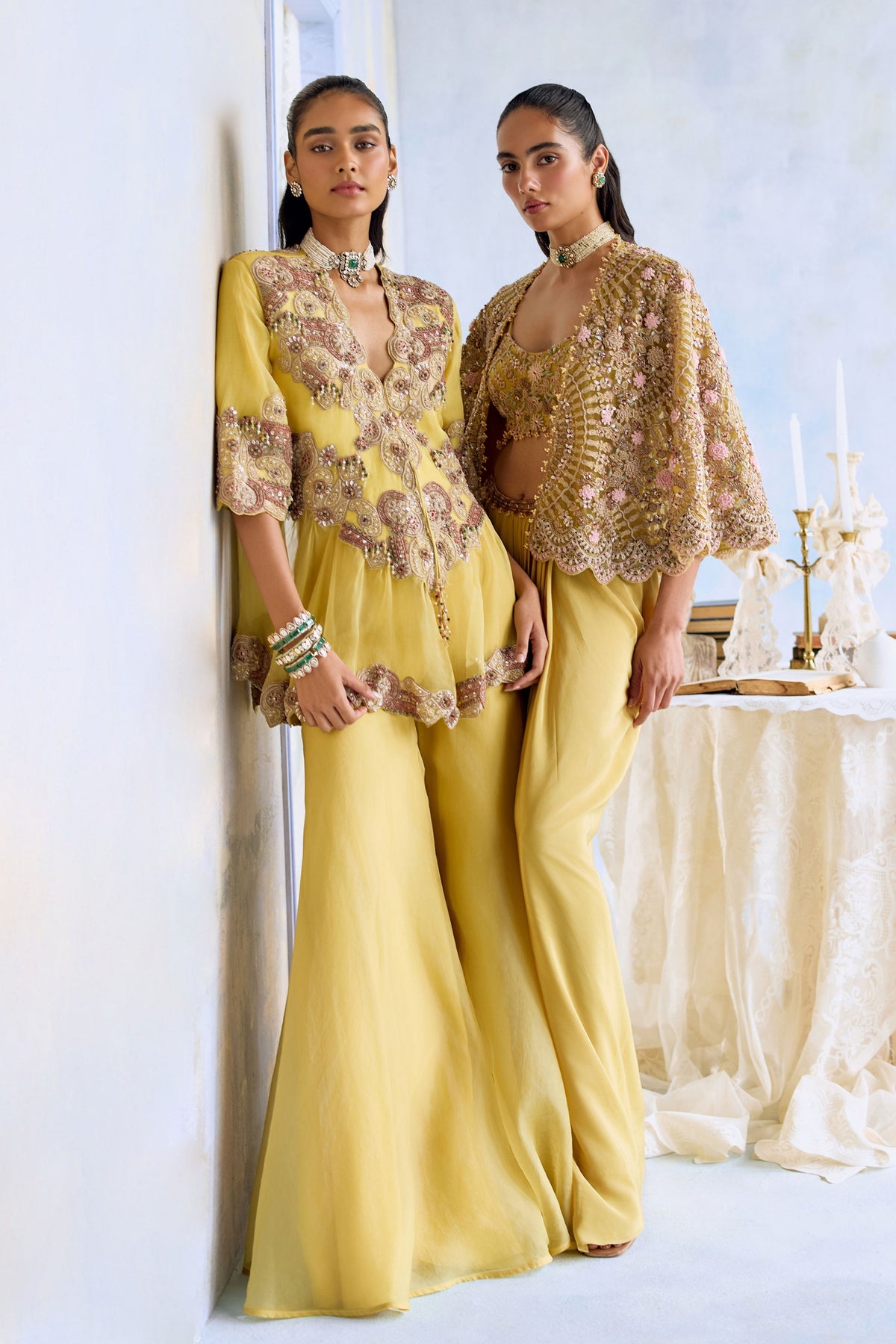 Coralie Cape Skirt Set