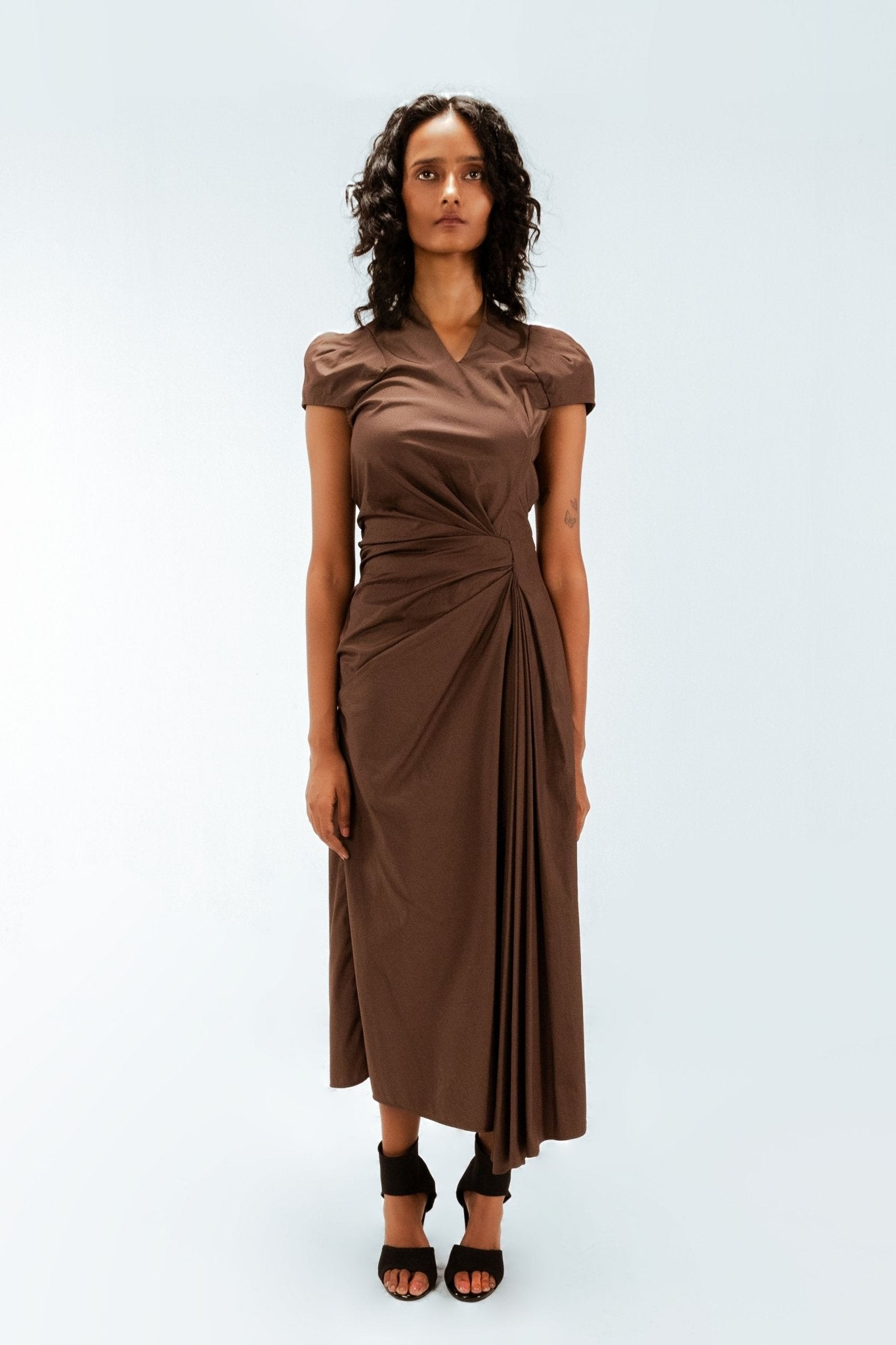 Elfie Draped Dress - Leh Studios - Elahe