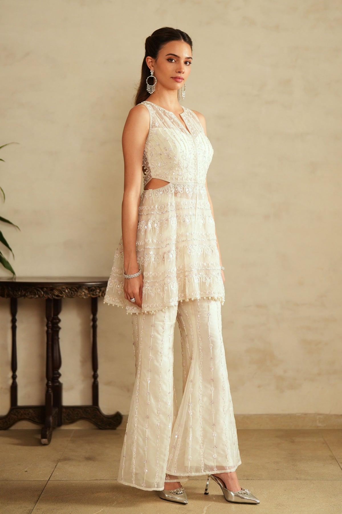 Ivory Bell Bottom Set