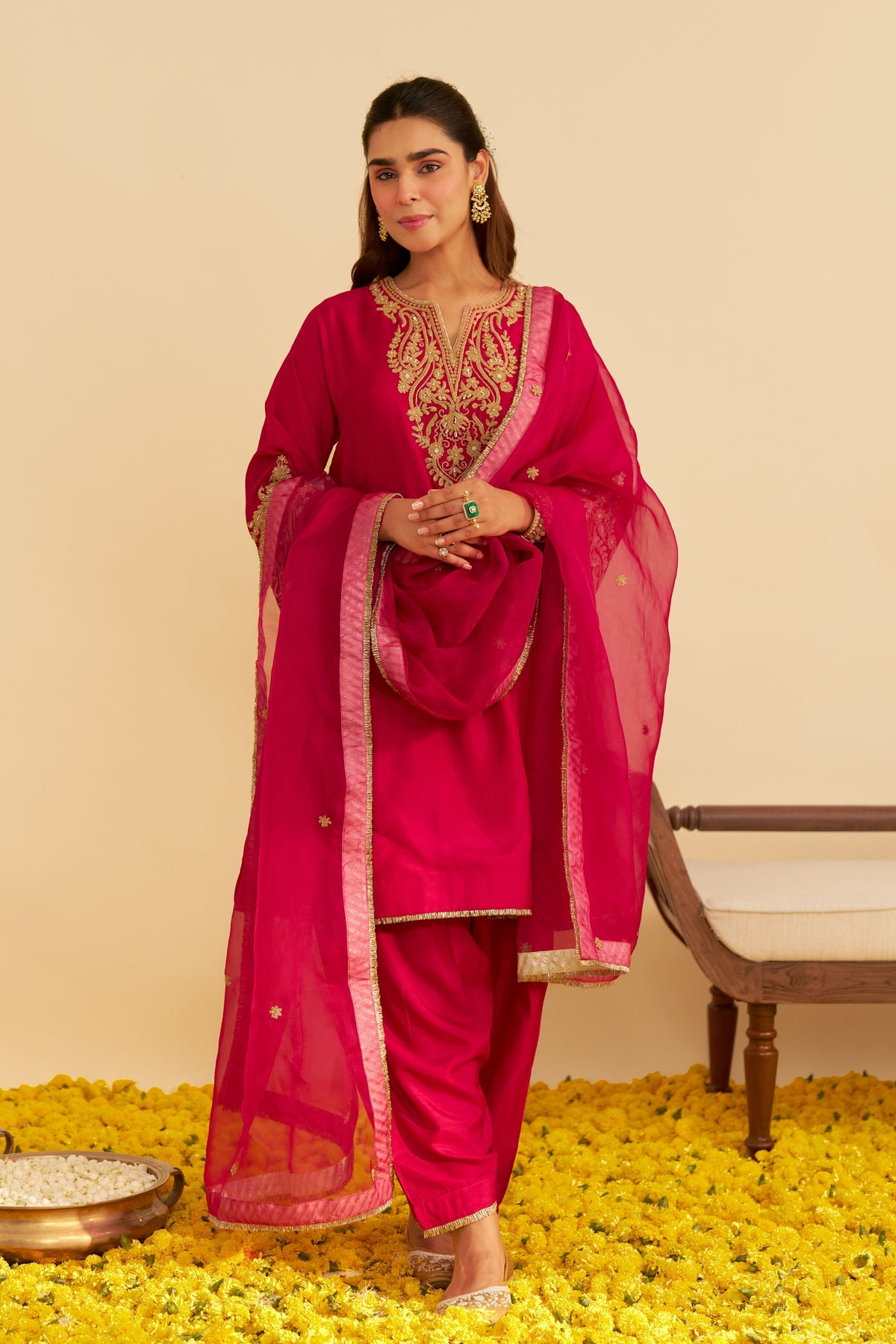 Marwa Pink Salwar Set