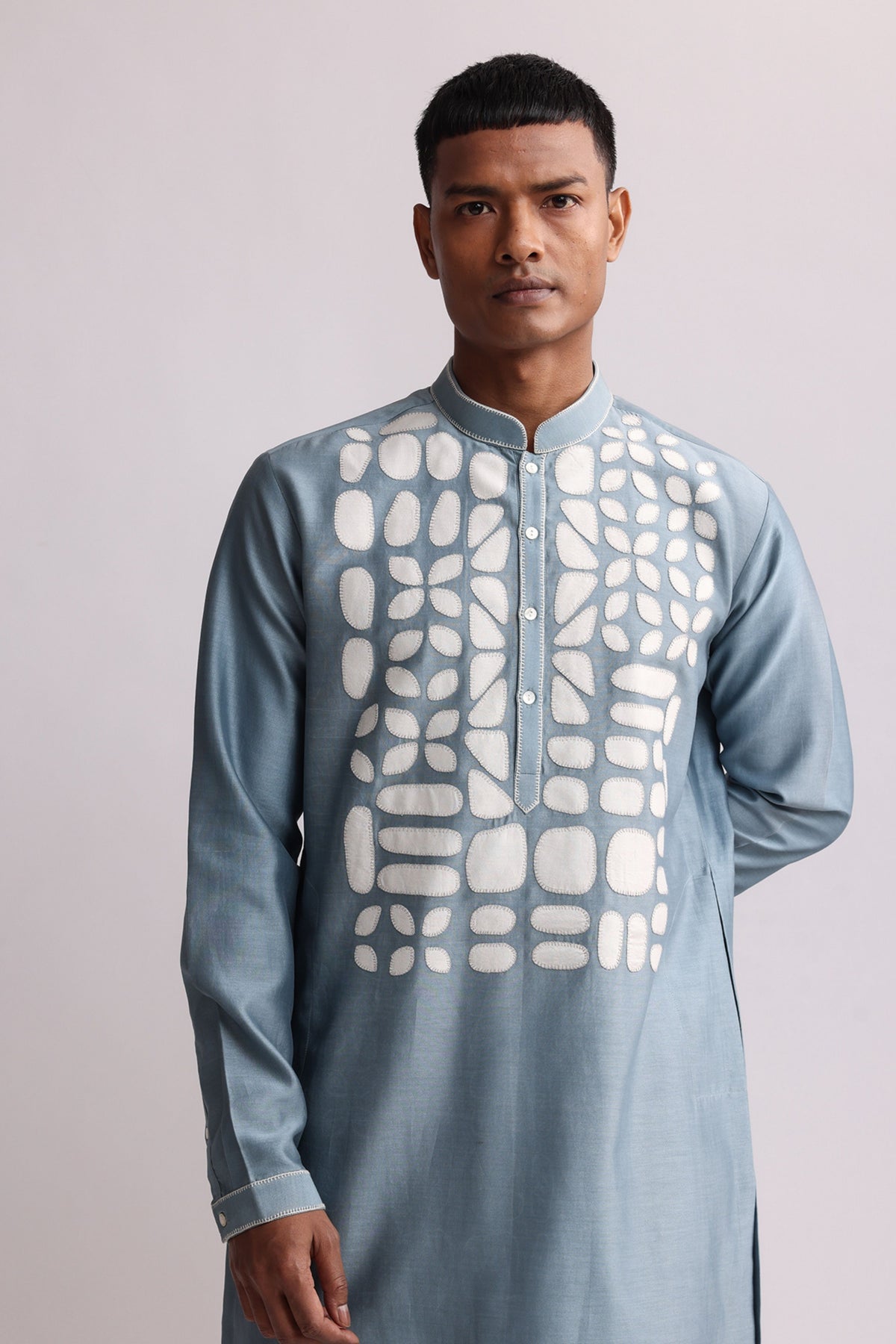 Shadow Applique Kurta Set
