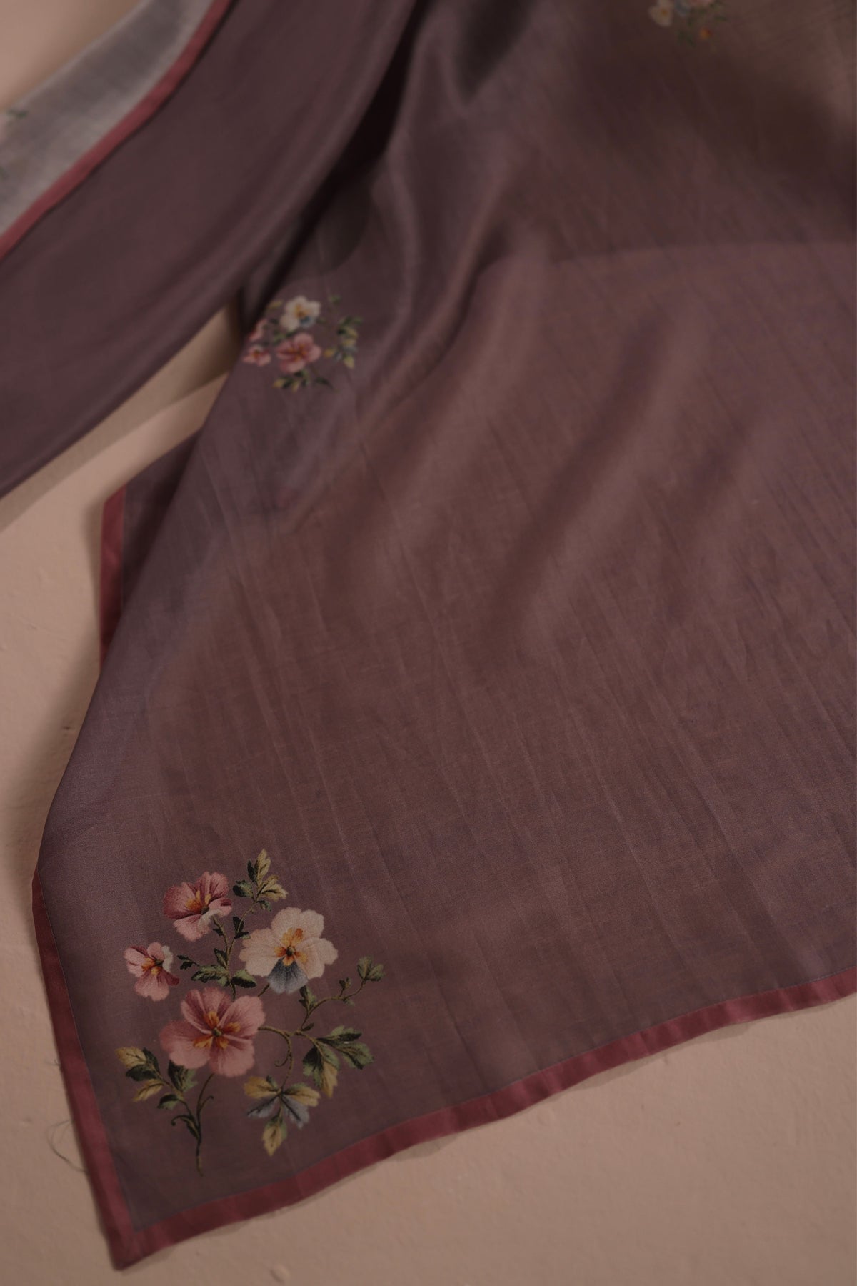 Qala Plum Dupatta