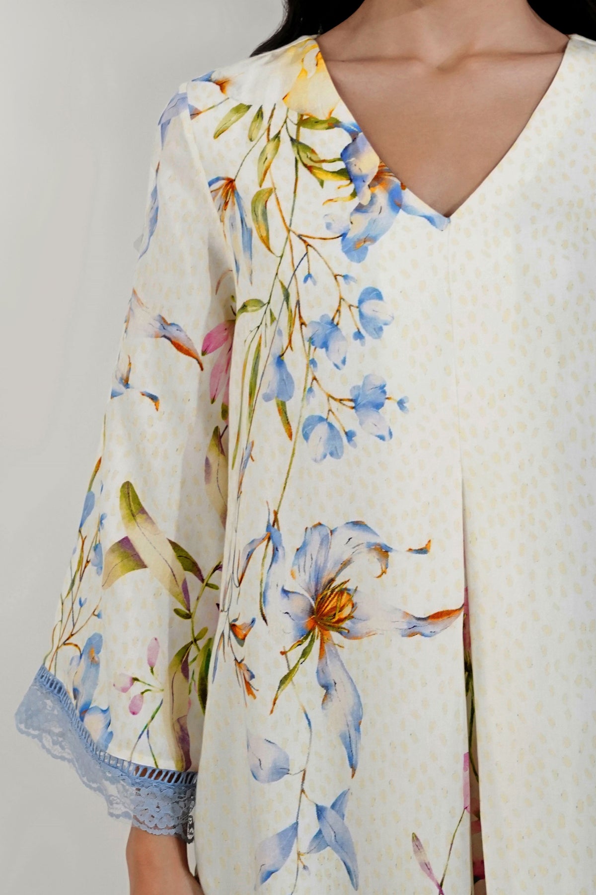 Summer Floral Kurta Set