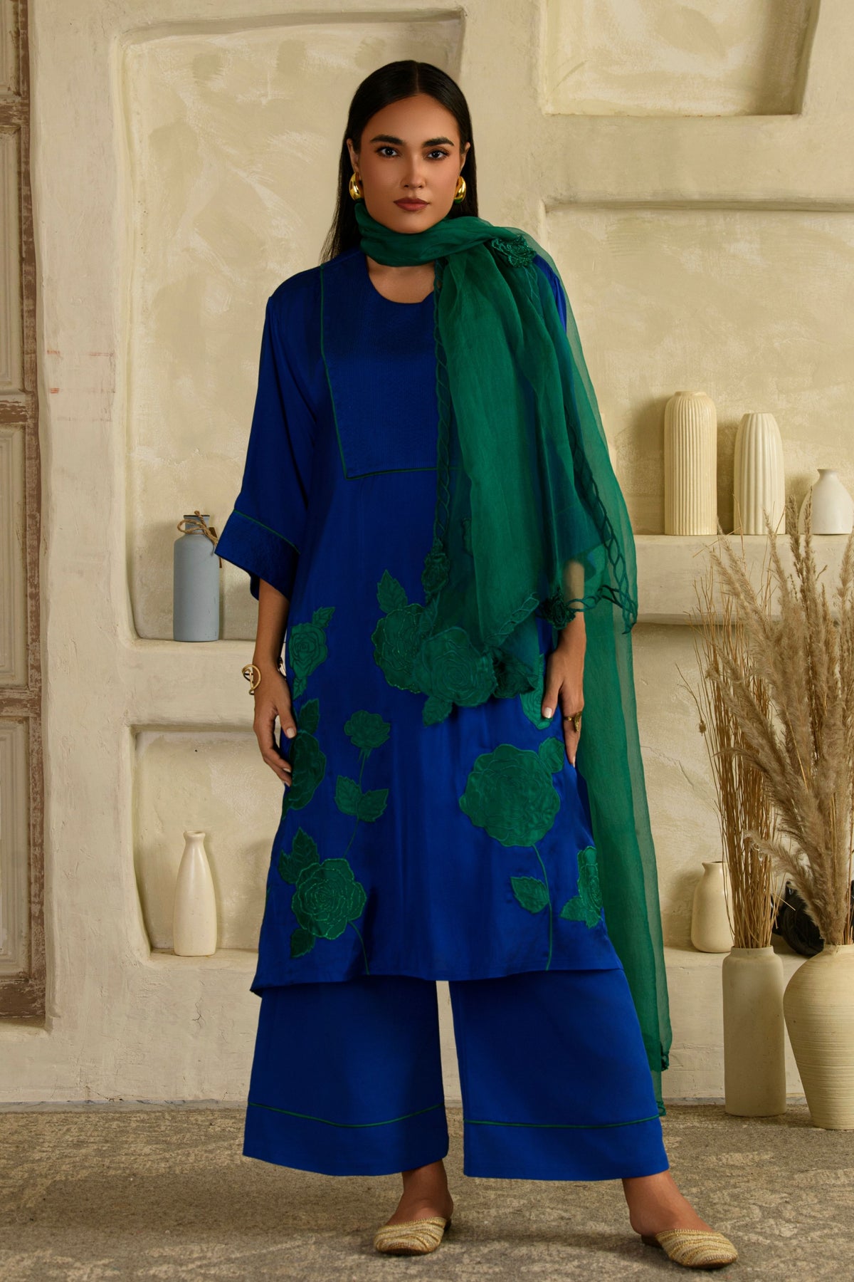 Gulabo Royal Blue Kurta &amp; Pants