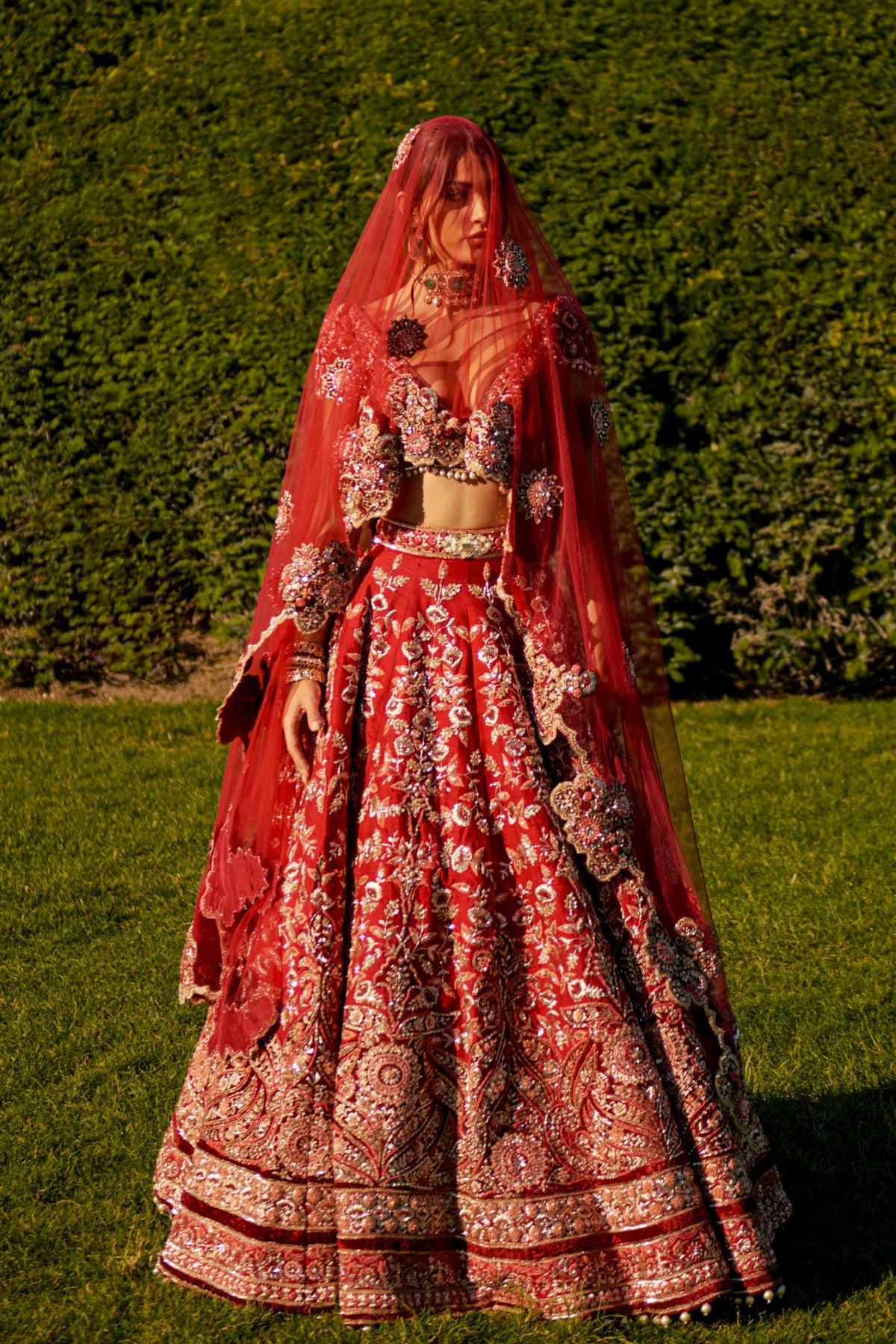 Red Lehenga Set