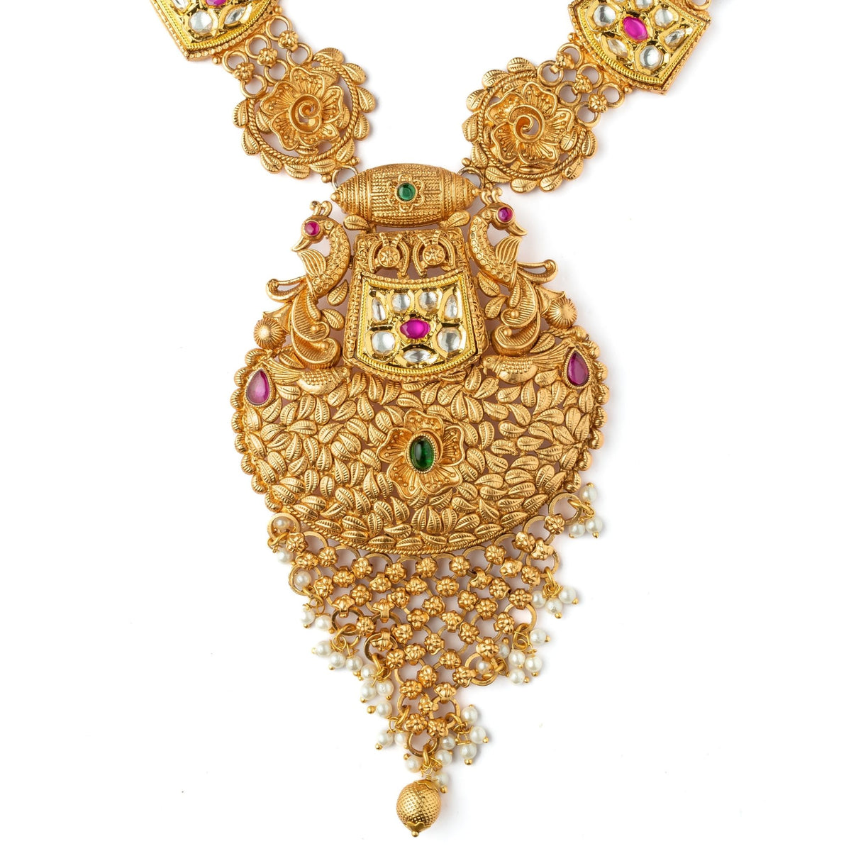 Gold Plated Kundan–polki Set