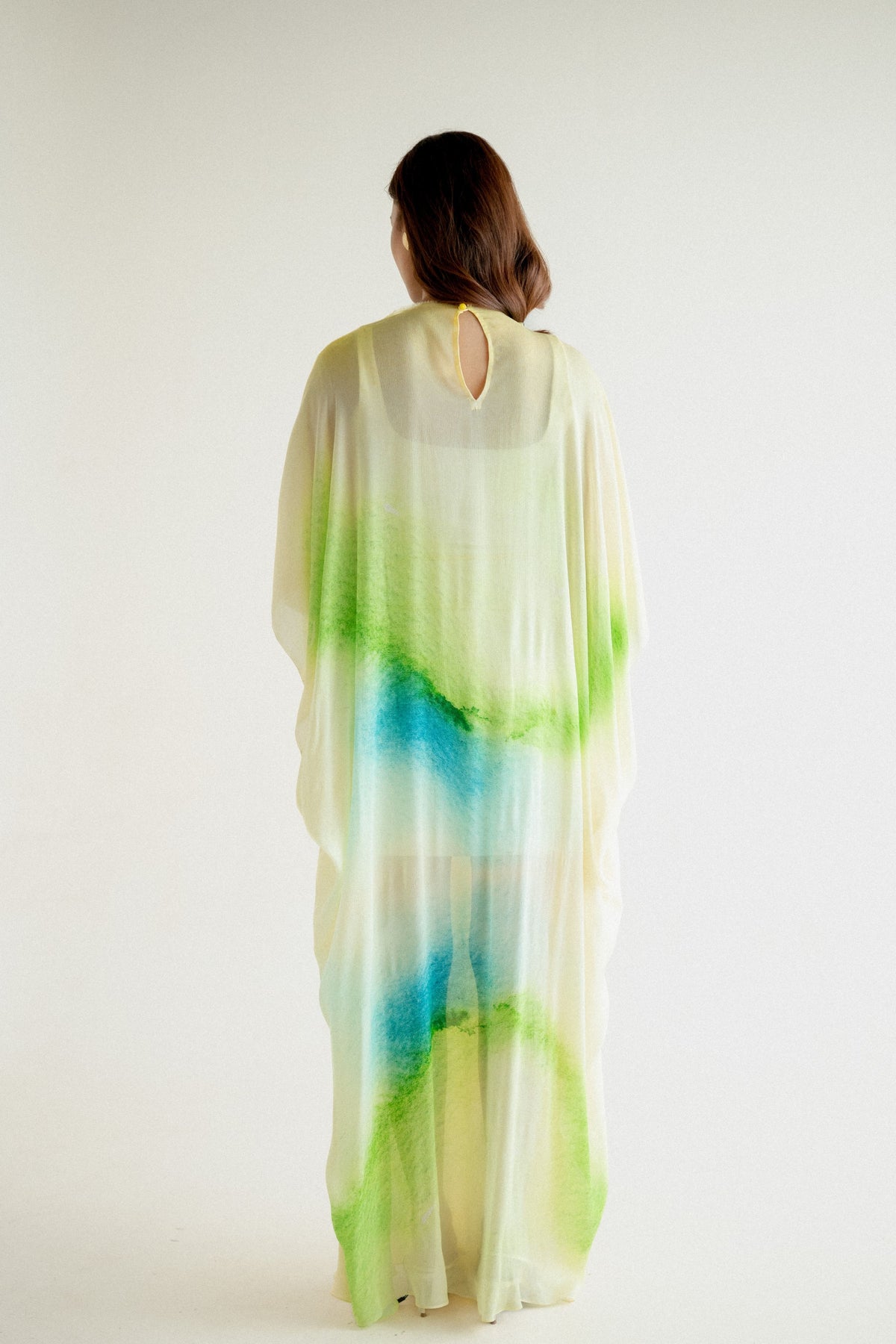 Printed Tie Up Kaftan