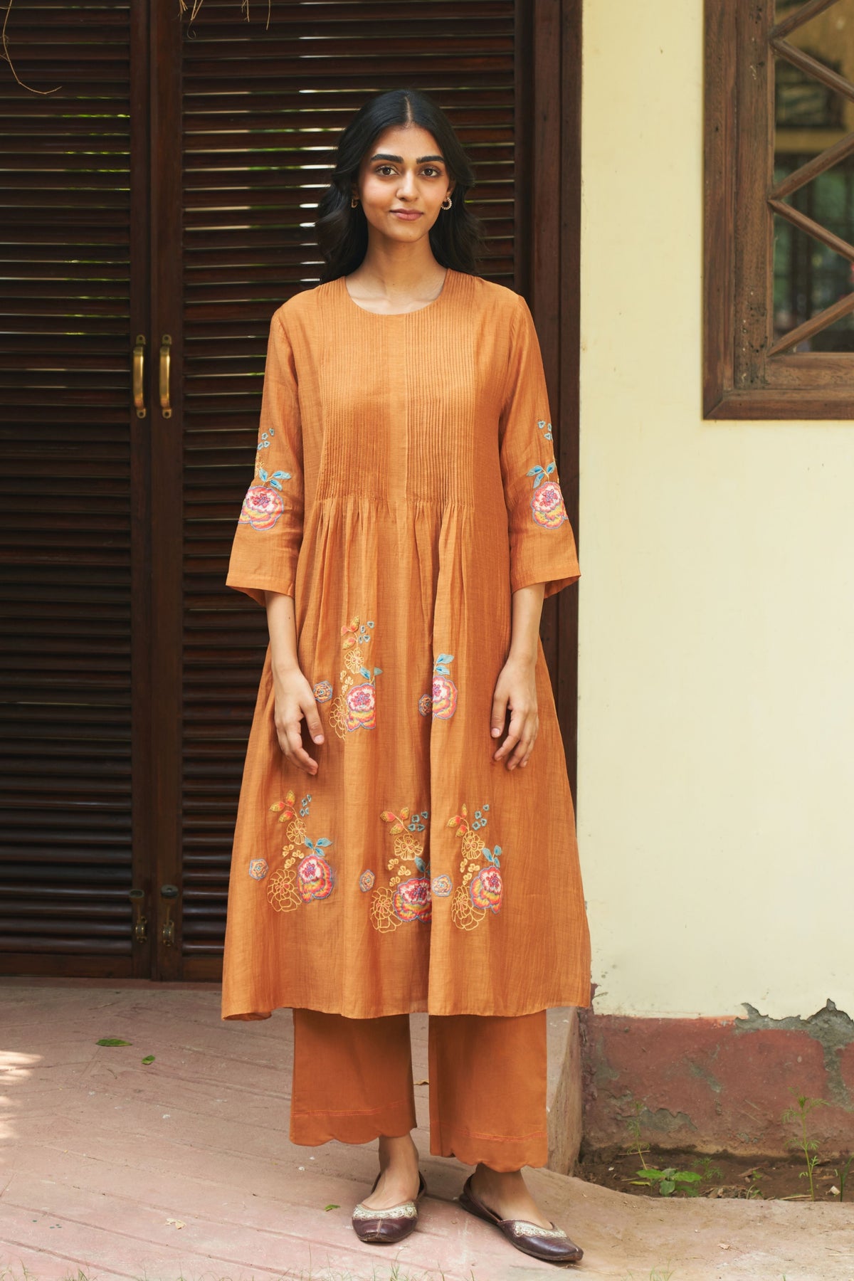 Marigold Floral Kurta