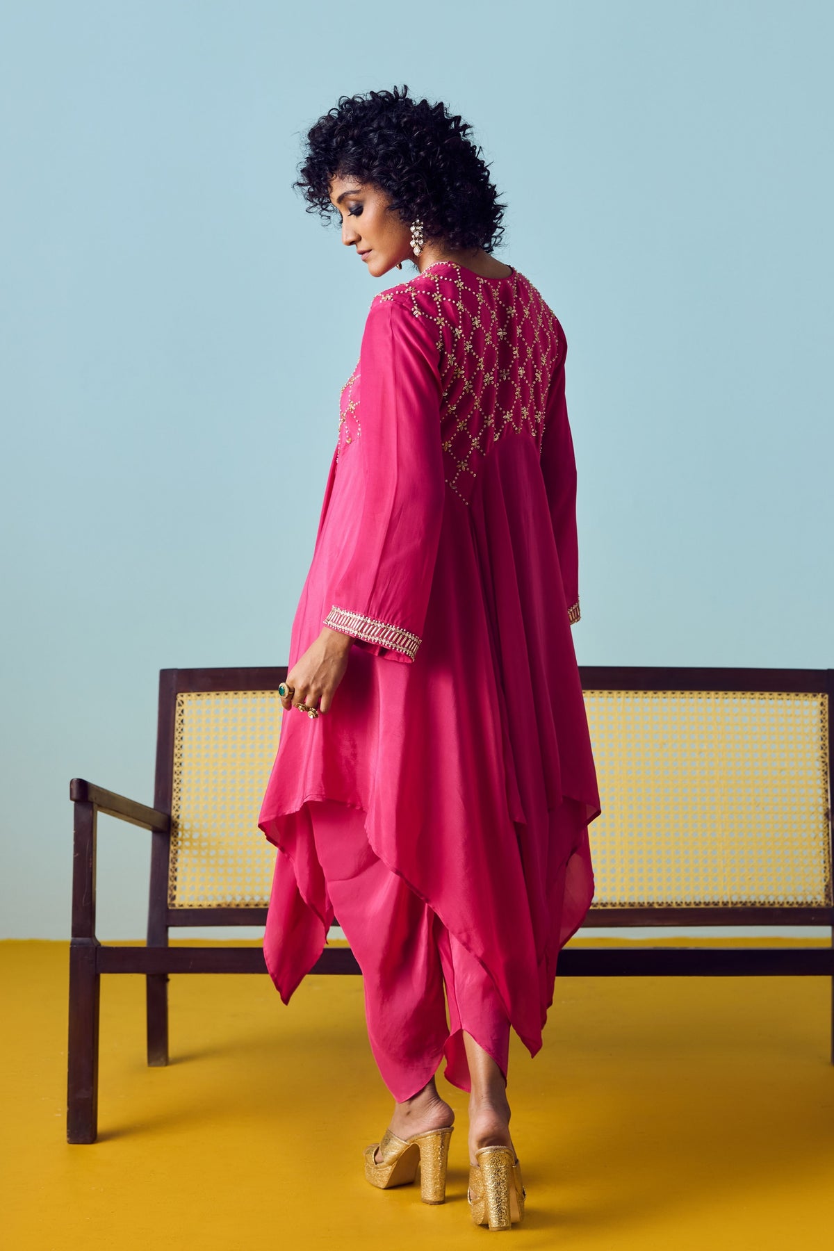 Sureen Pink Kurta Set