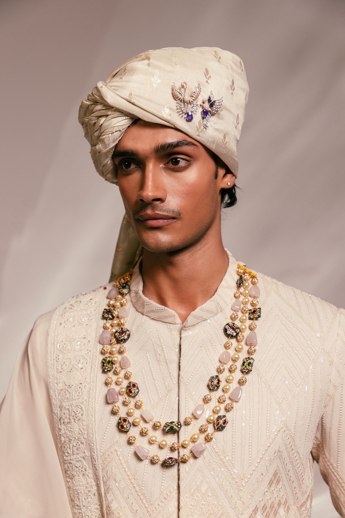 Silent Ivory Sherwani Set