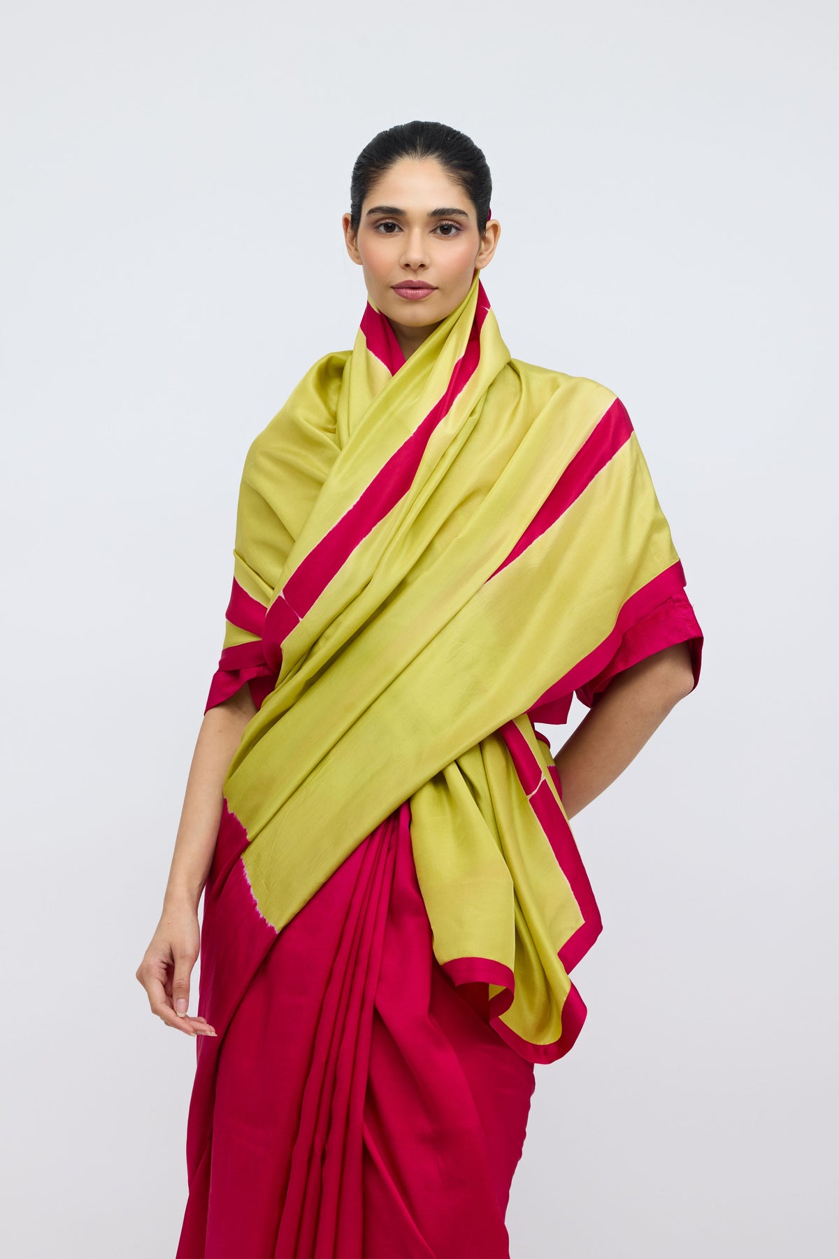 Aks Hand Dyed Silk Saree
