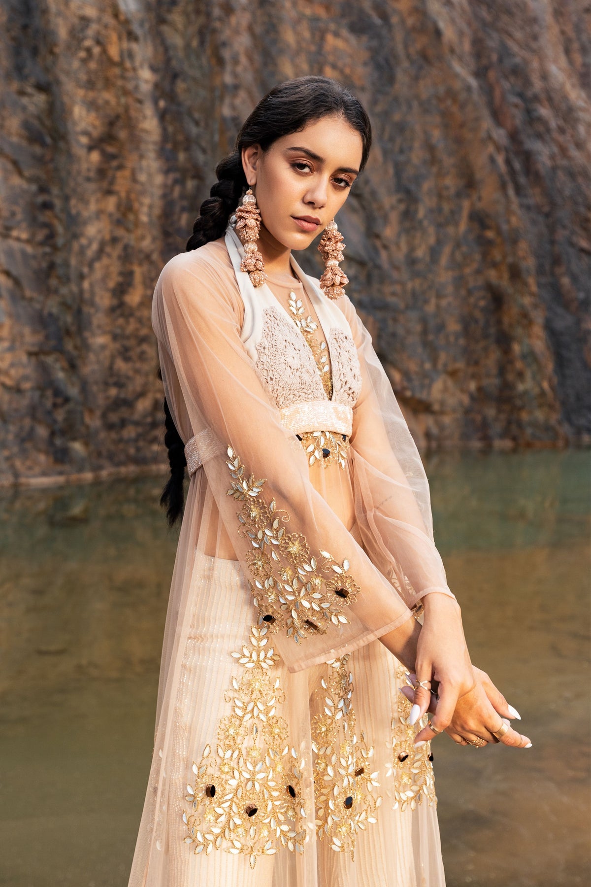 Bloom Tulle Kurta and Pants