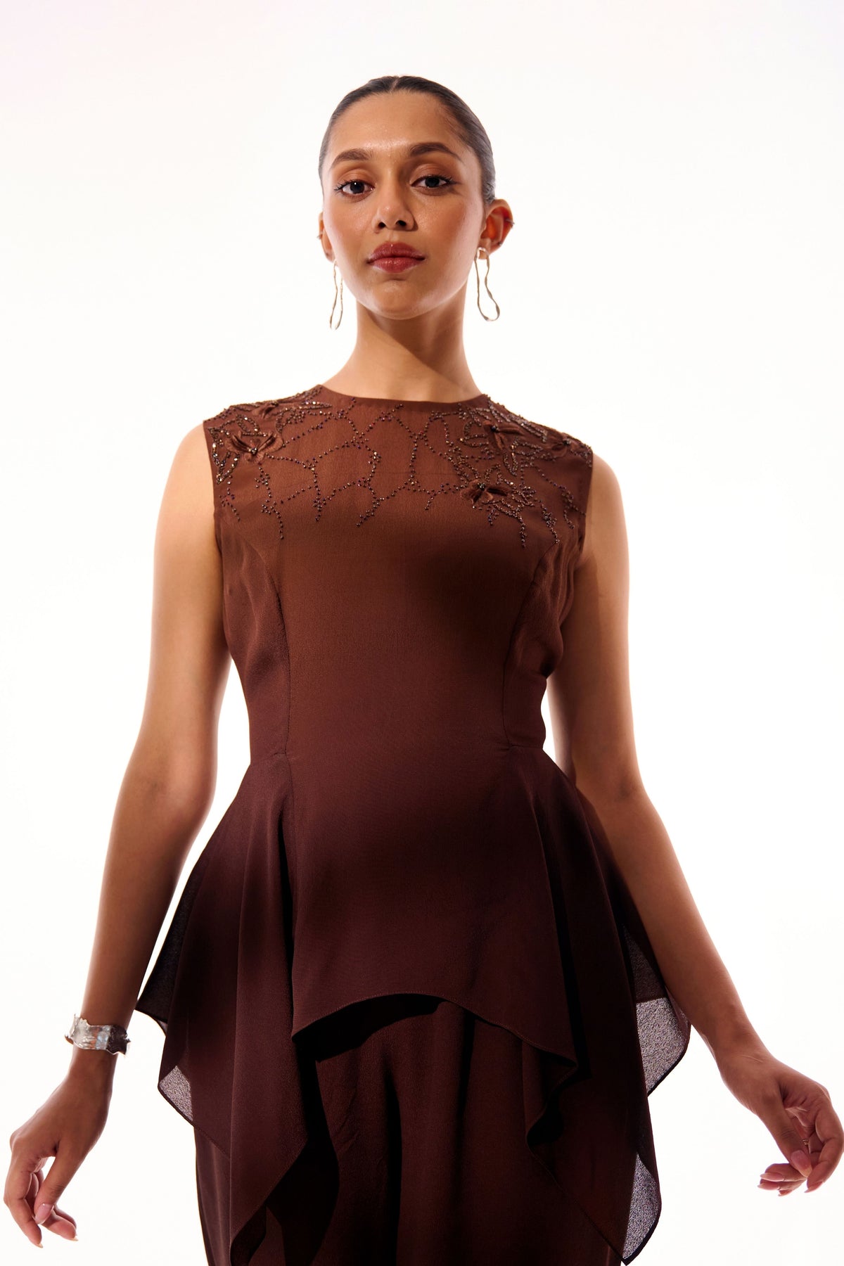 Brown Sapphire Co-ord Set
