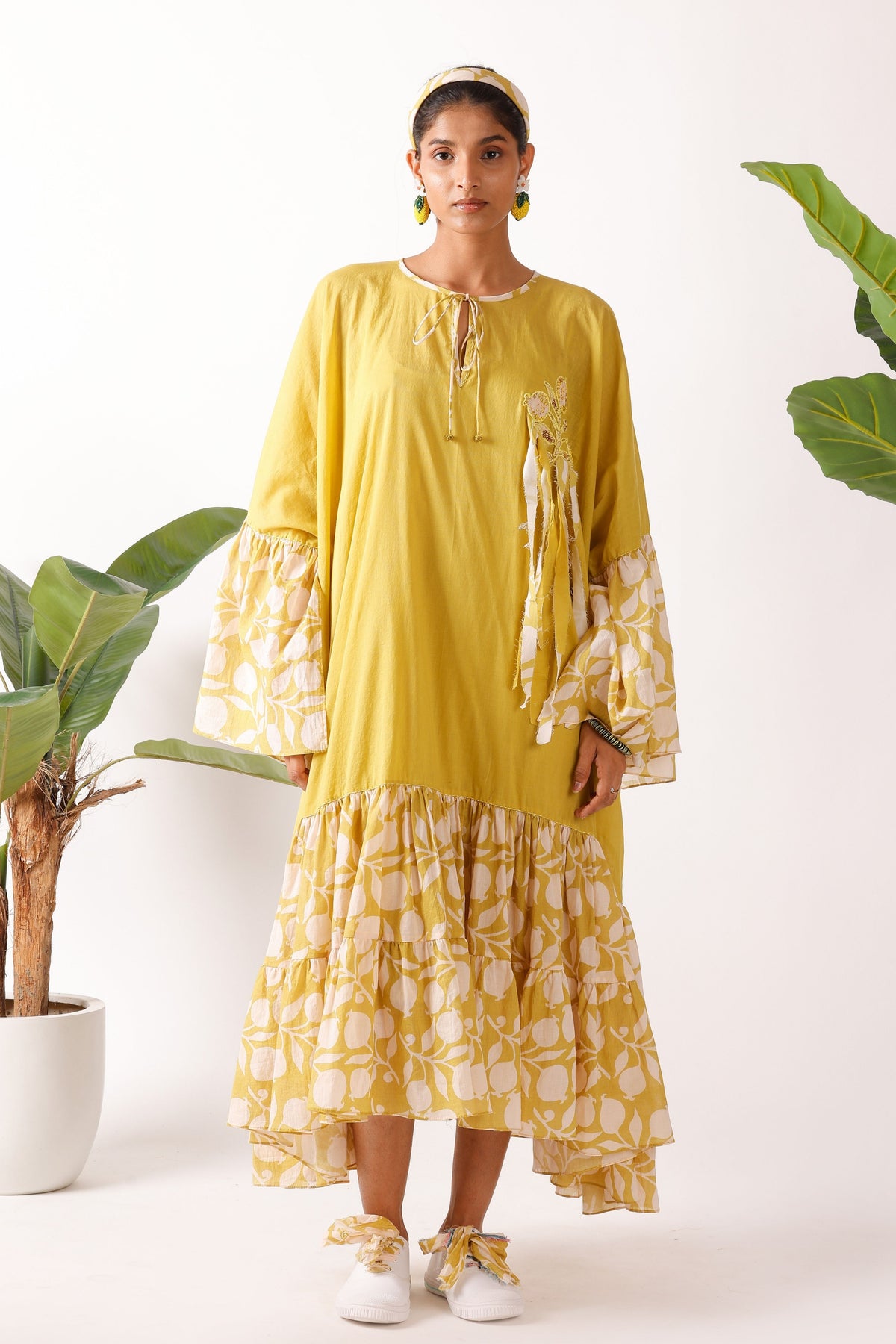 Embroidered Applique Detailing Dress