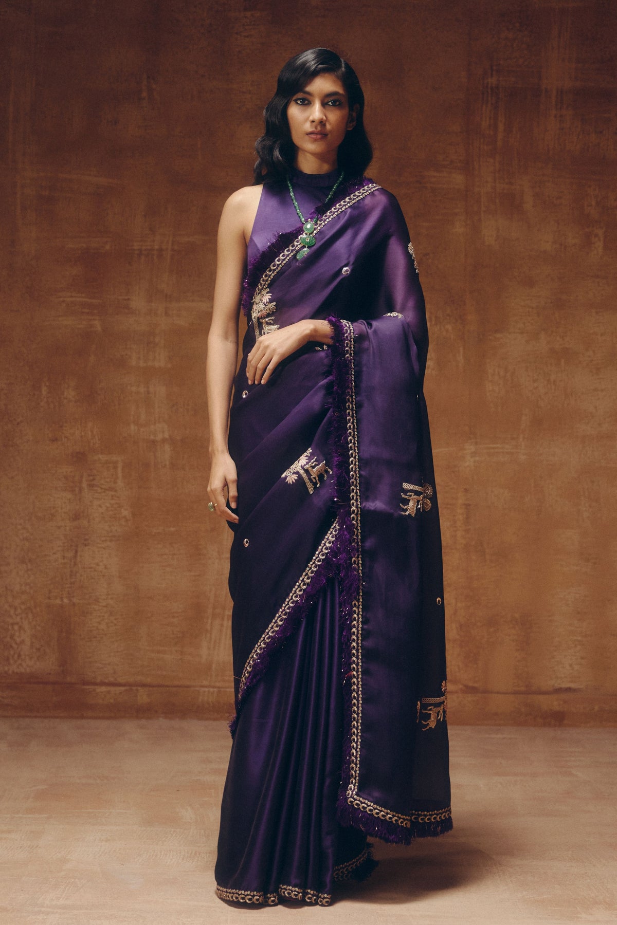 Tree Of Life Night Saree