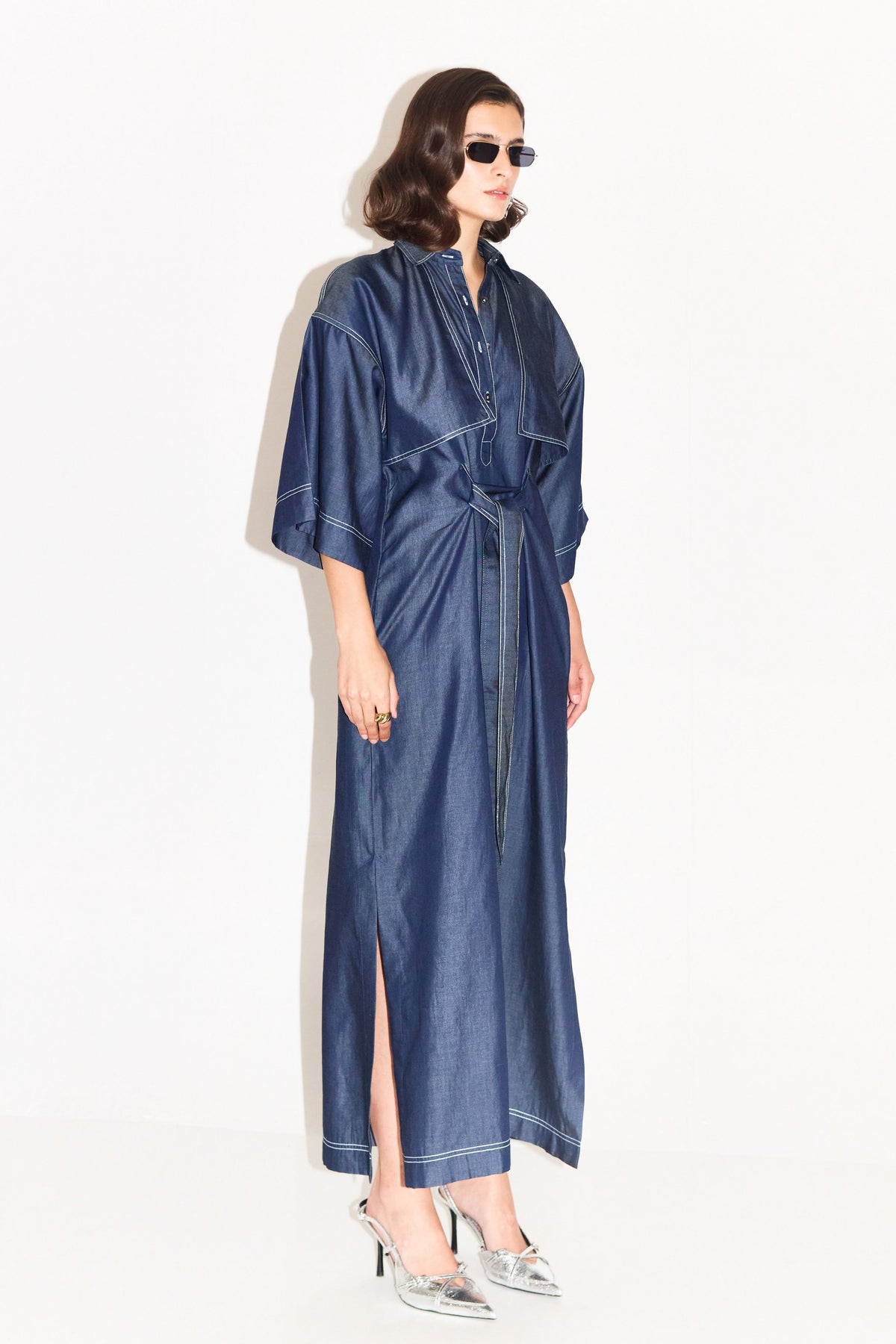 Amora Boxy Trench Dress