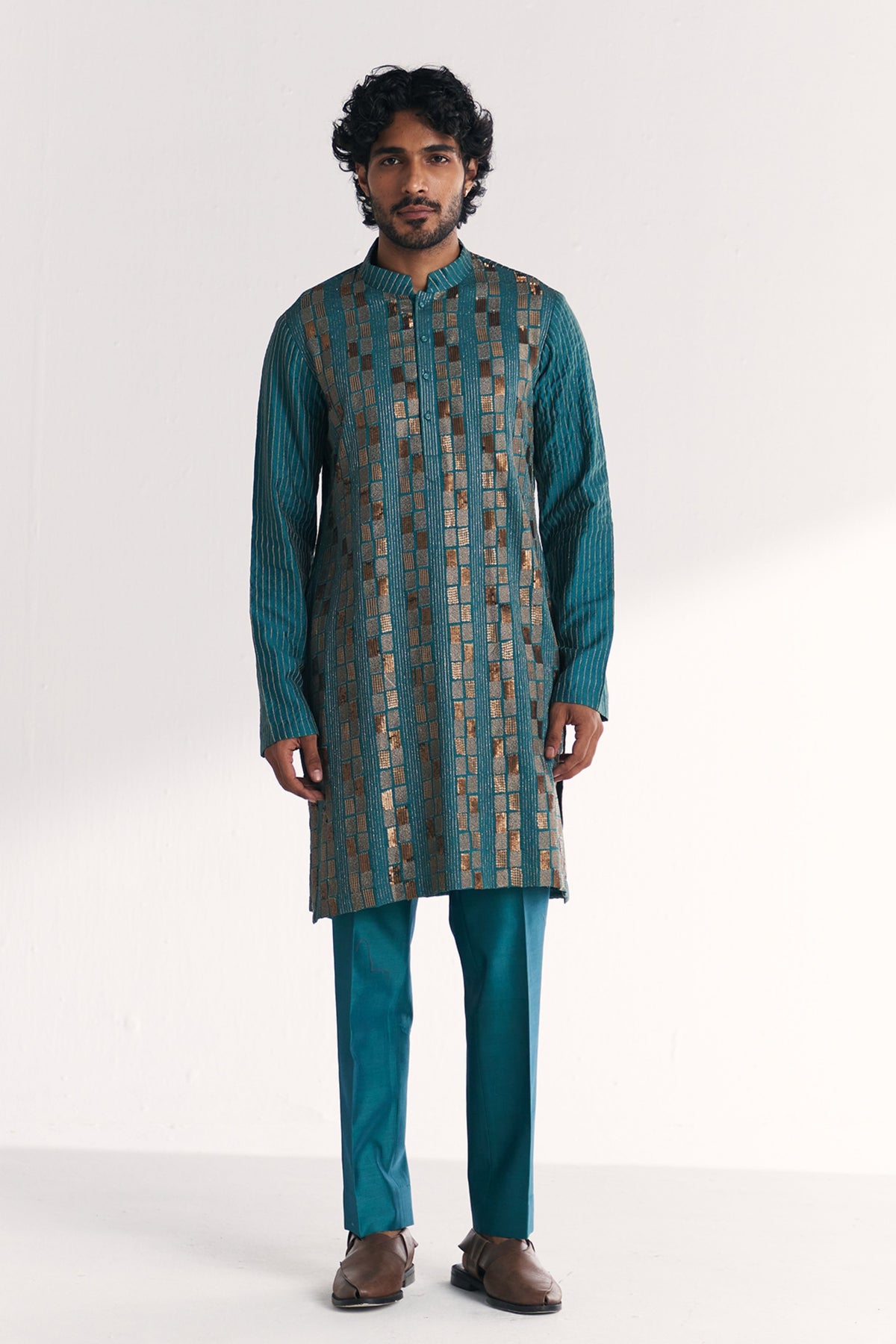 Neelesh Blue Kurta Set