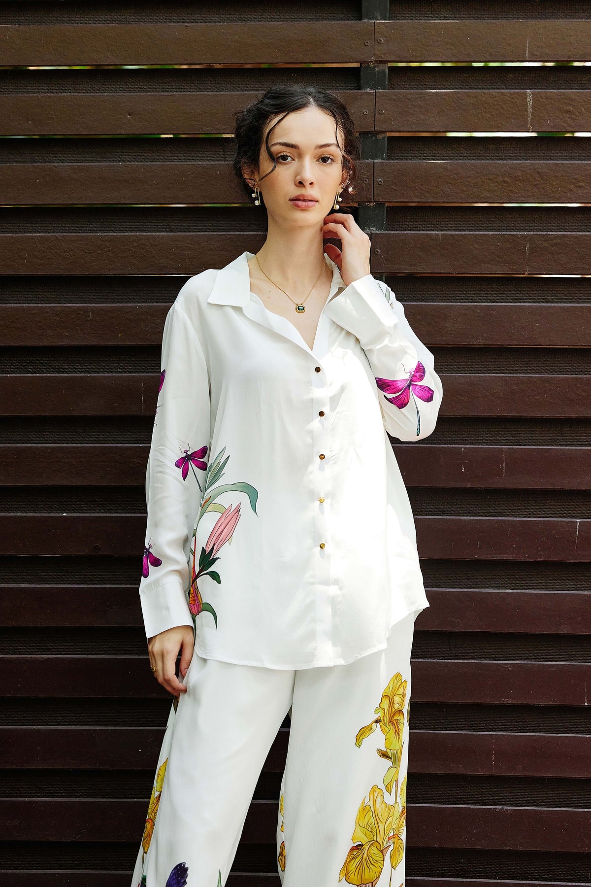 Blossom Shirt With Pants