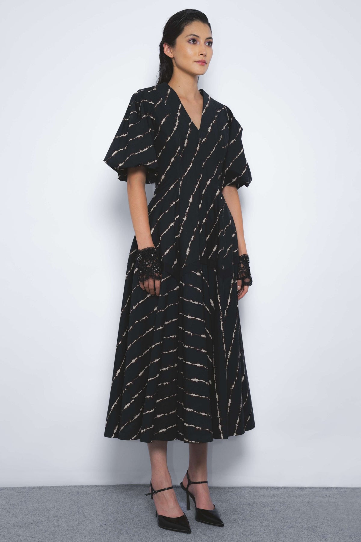 Thalia Dress in Spina Print