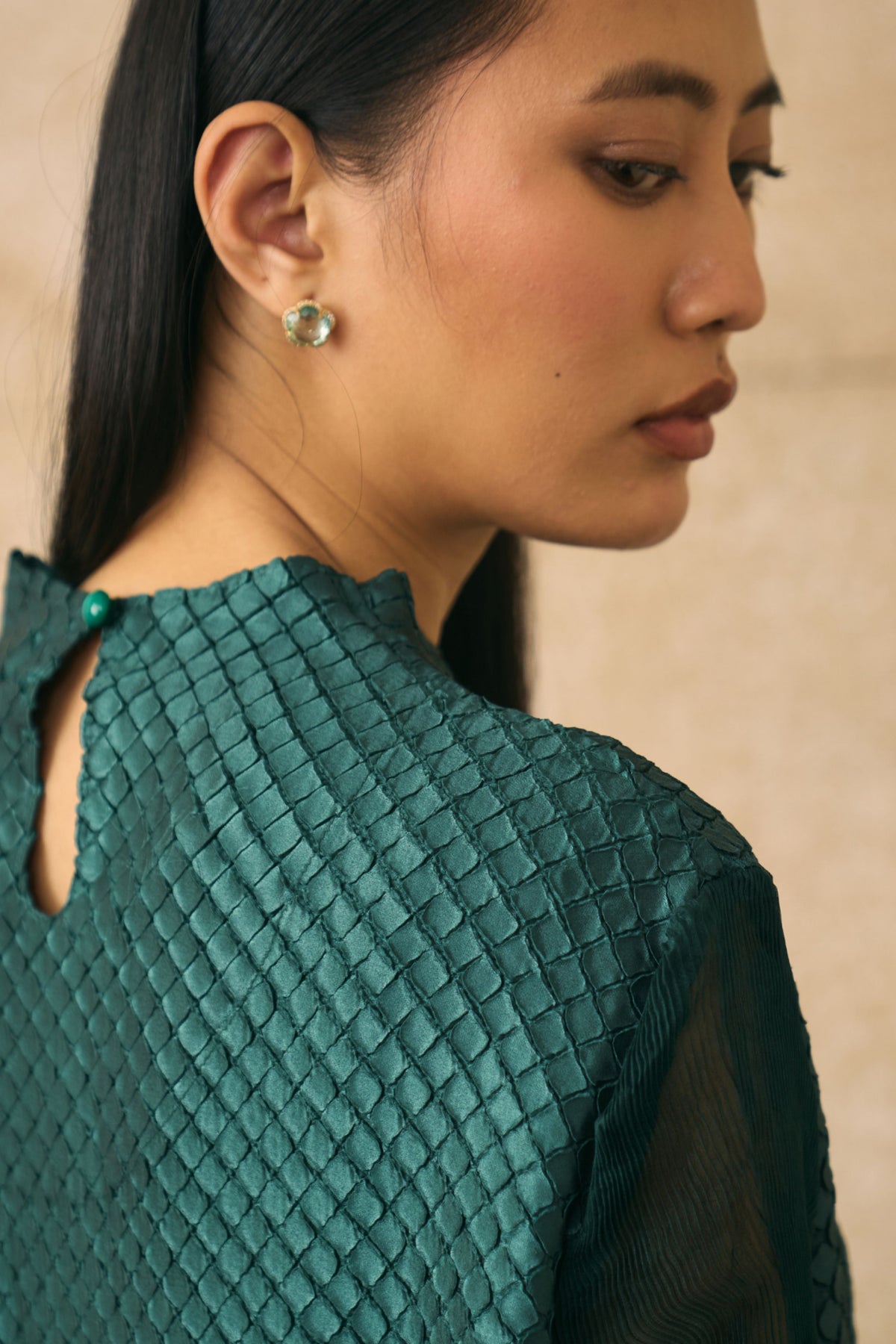 Bottle Green Virtue Dress