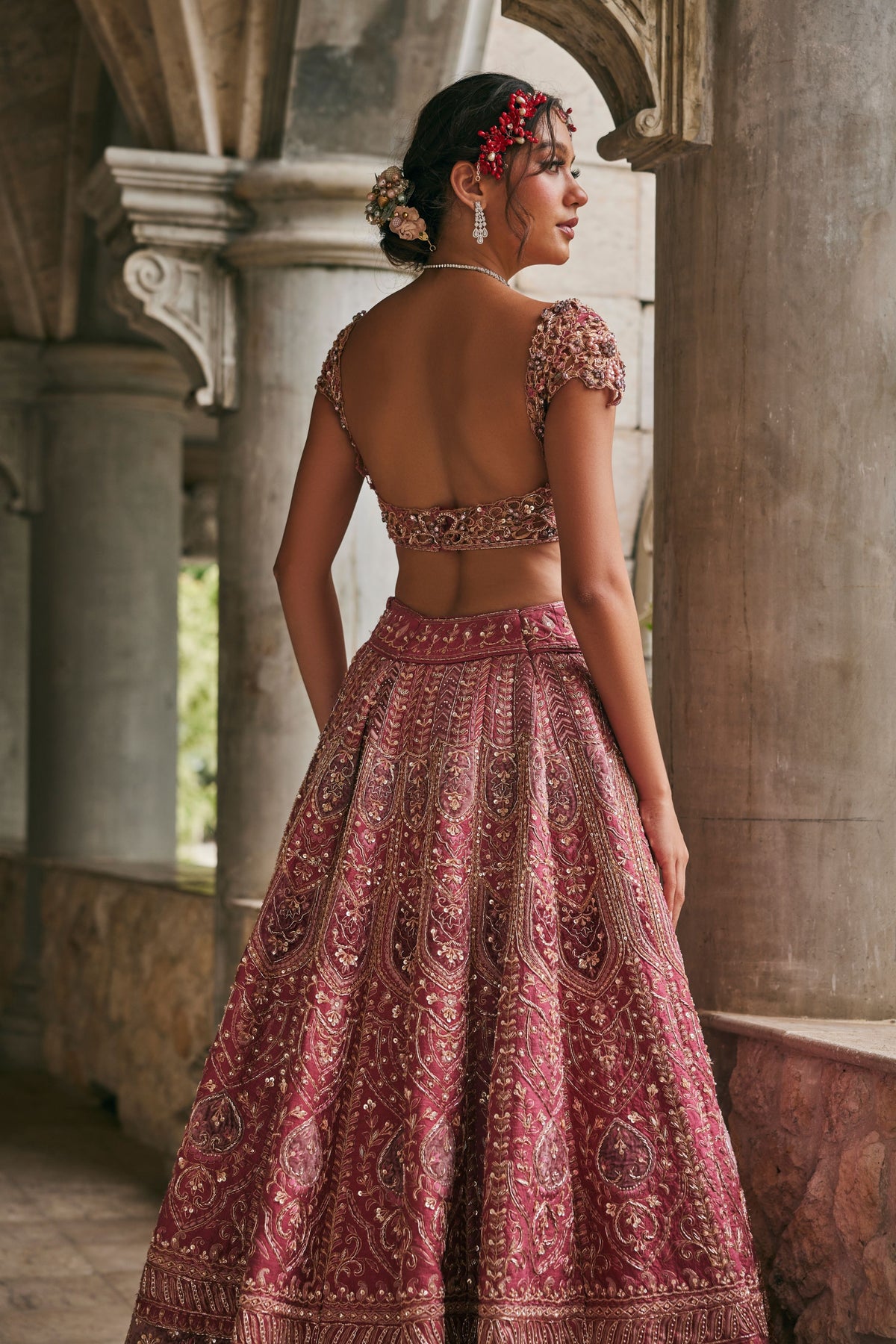 Dusk Blossam Lehenga set