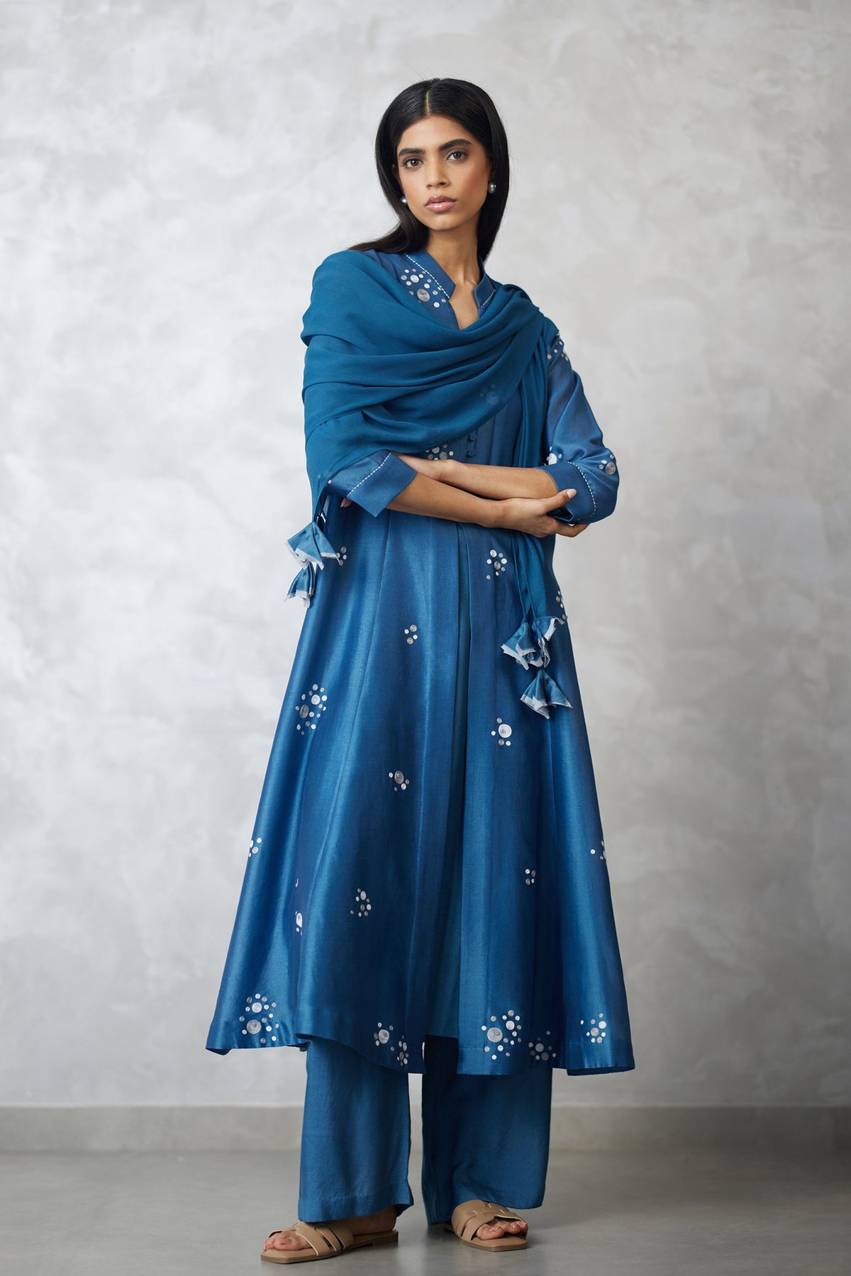 Granite Blue Kurta Set