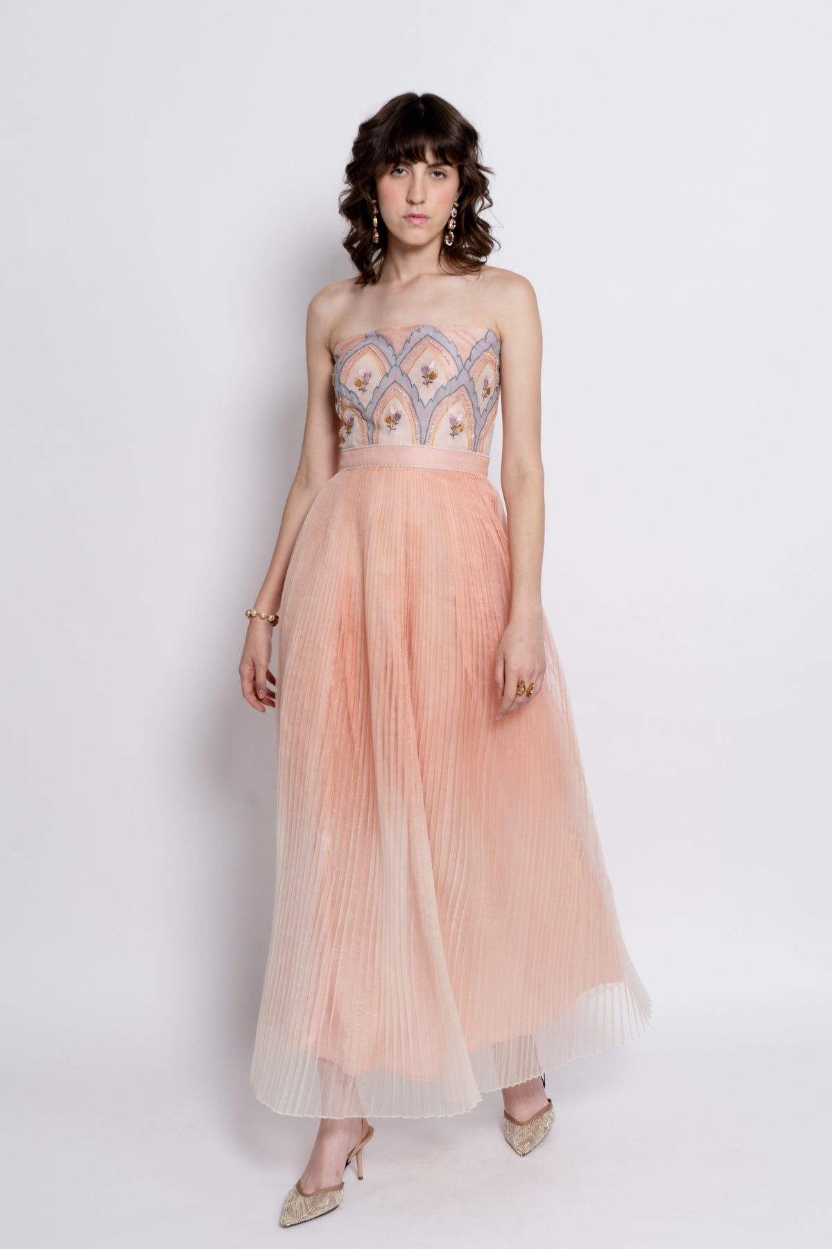Elowen Peach gown
