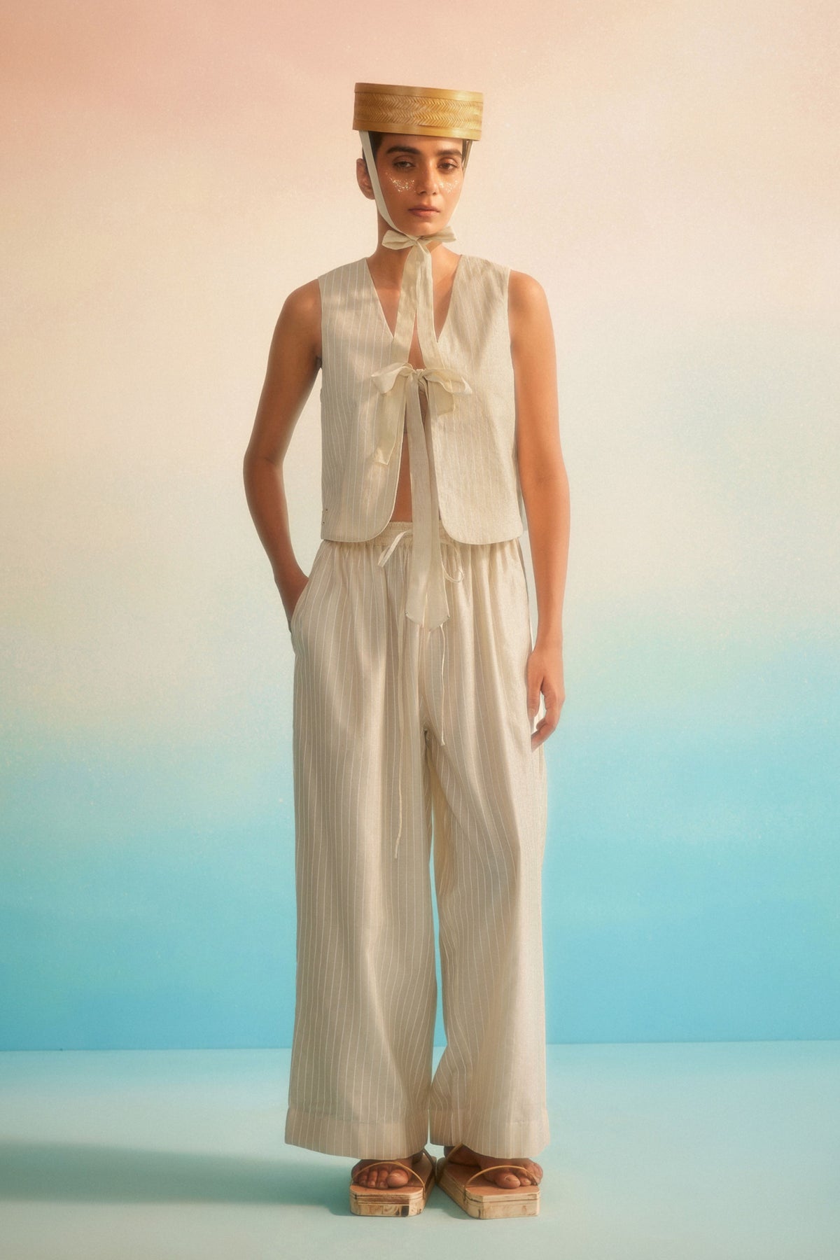 Hama Akari Stripe Pants