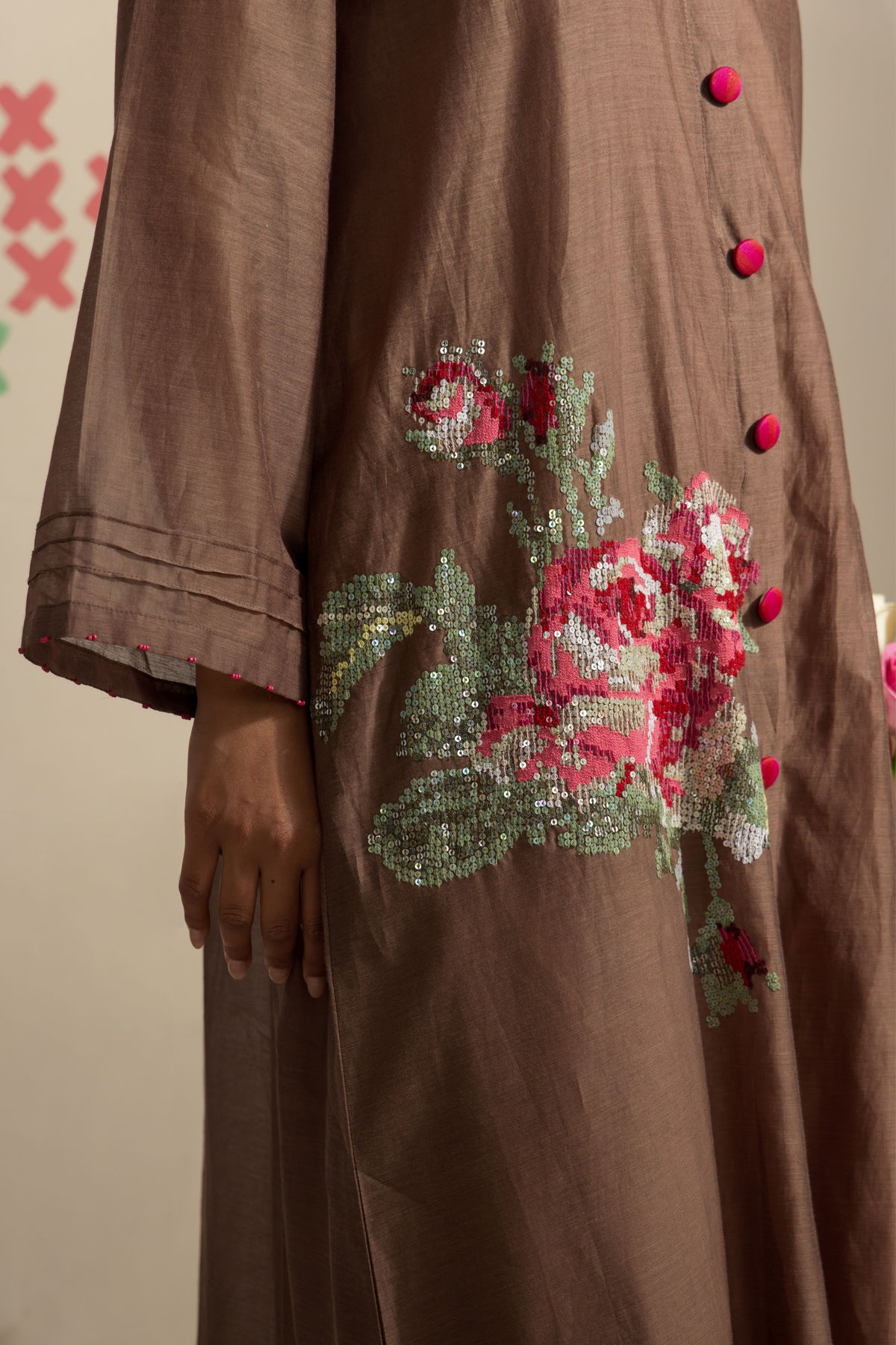Maple Brown Kurta Set
