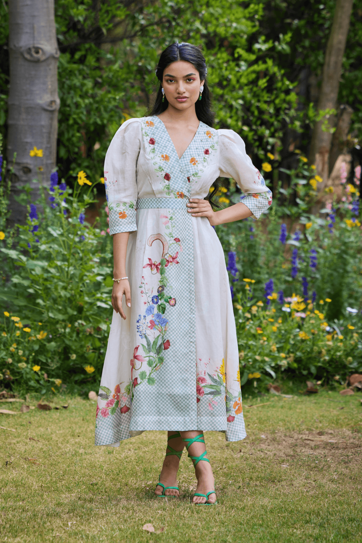 Parisian Wrap Dress Fawn
