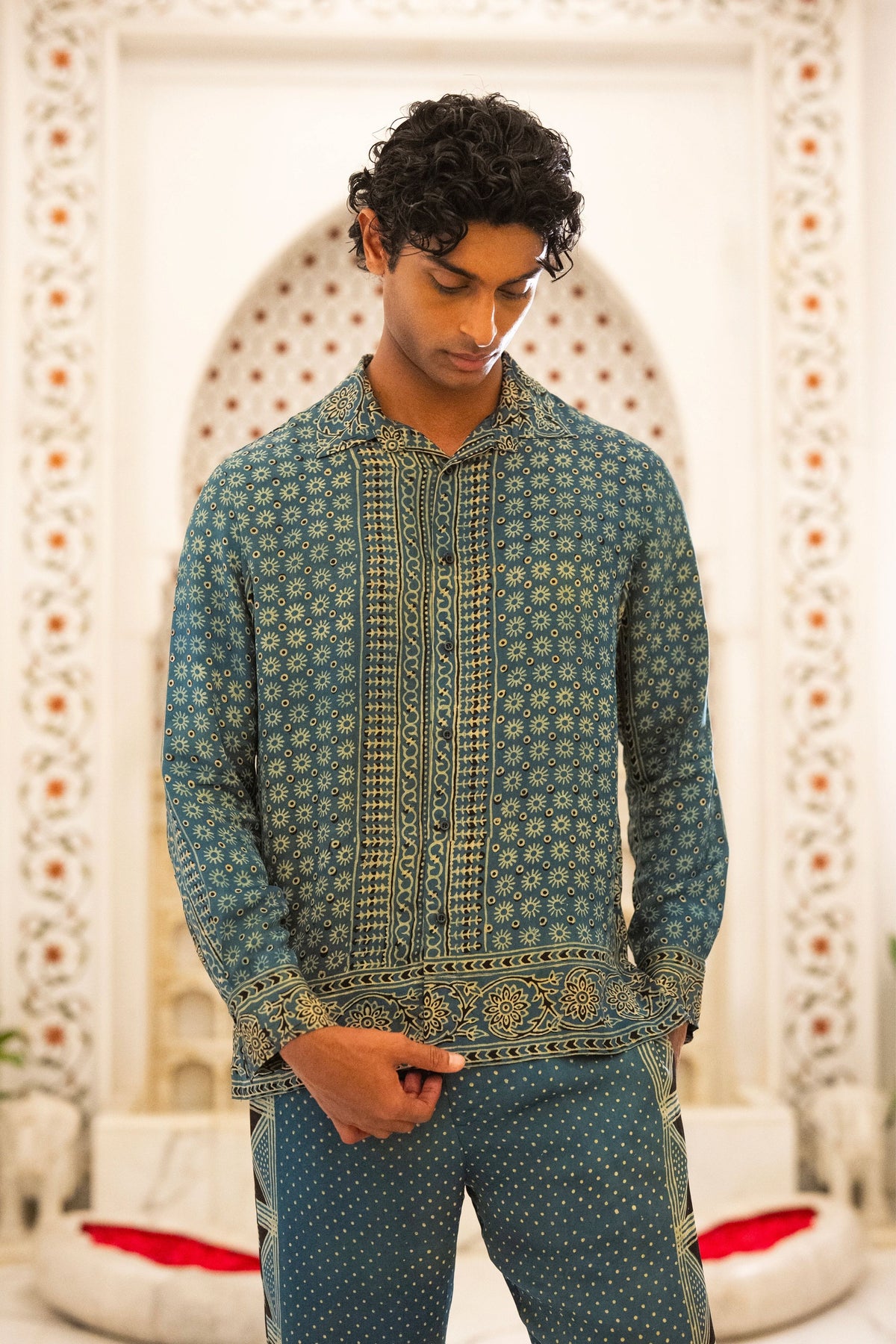 Ajrakh Print Shirt & Pants