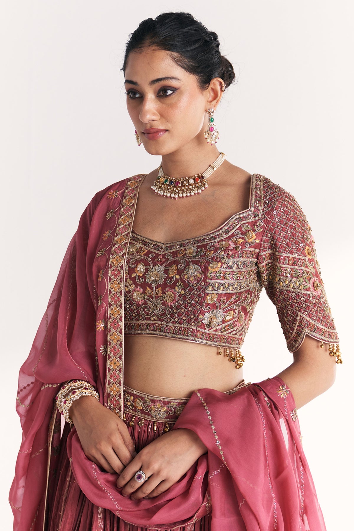 Fitoor Mauve Pink Lehenga Set