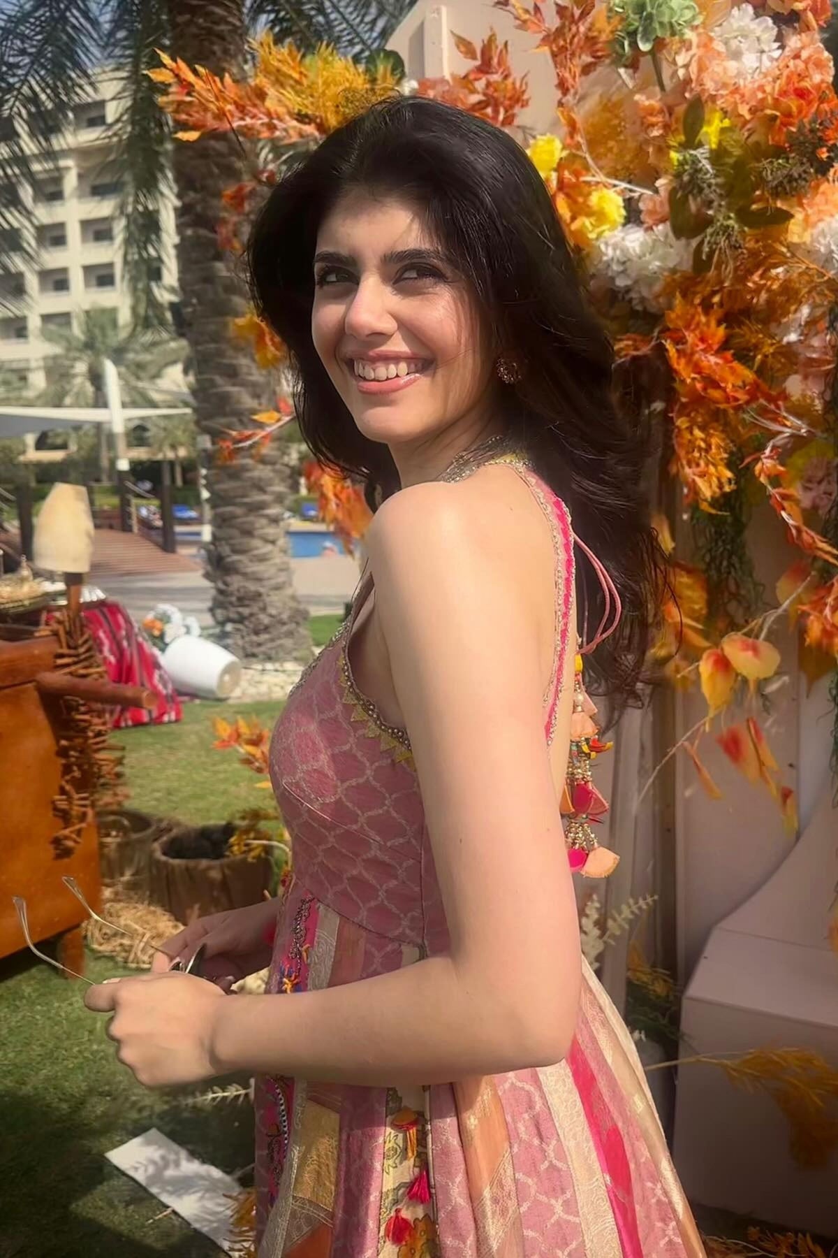 Sanjana Sanghi in Aum by Ashima &amp; Asit