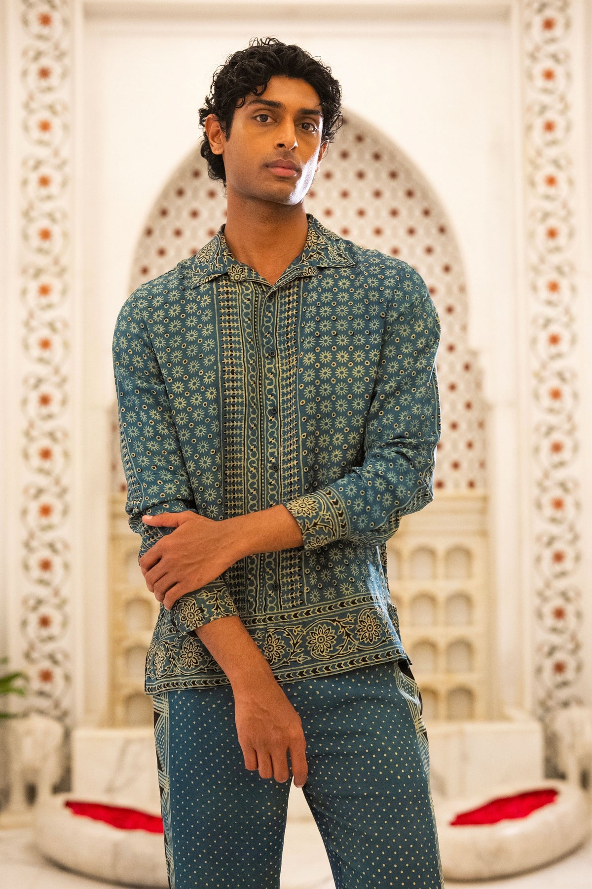 Ajrakh Print Shirt & Pants